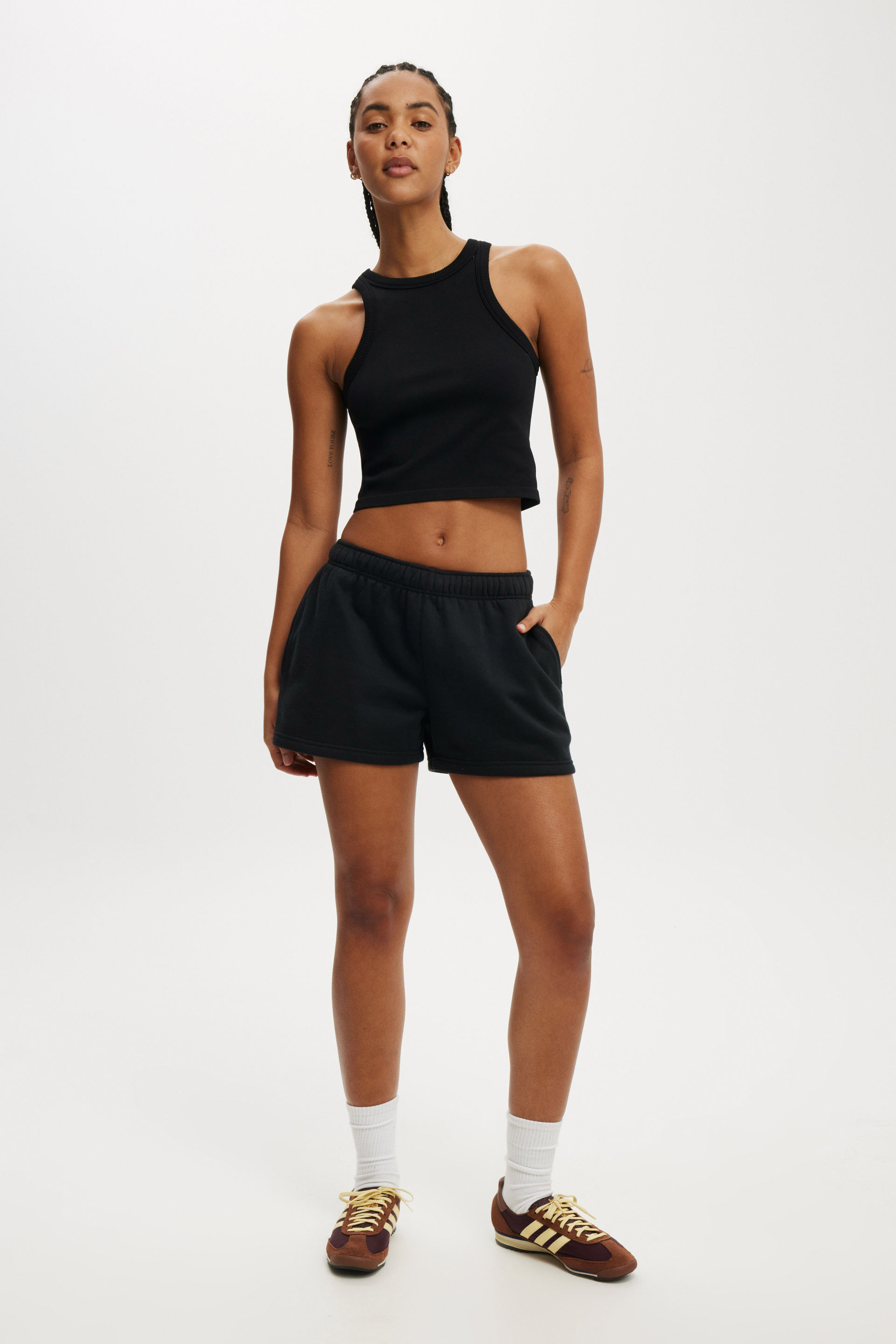 Plush Essential Gym Short black
