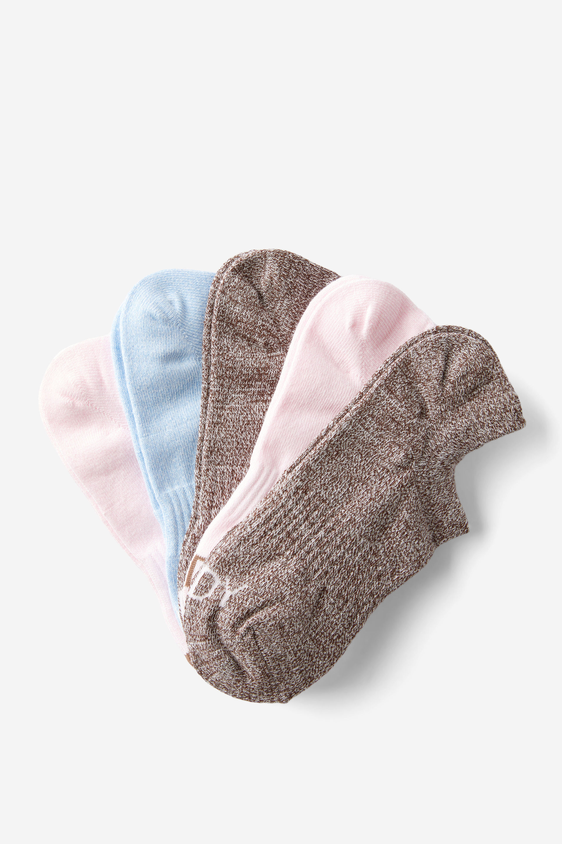 Body Low Cut Sneaker Socks 5Pk french roast multi