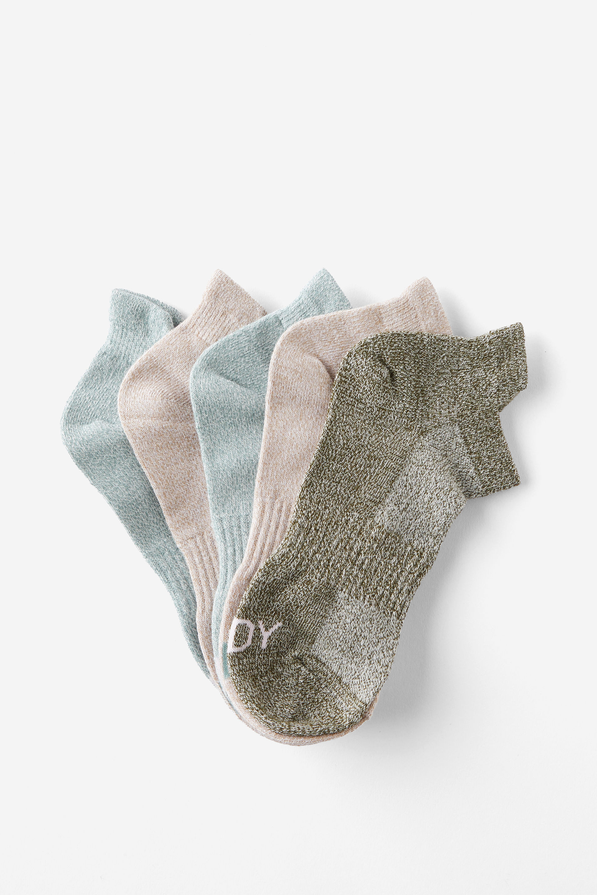Body 5Pk Ankle Sport Sock iceberg green multi