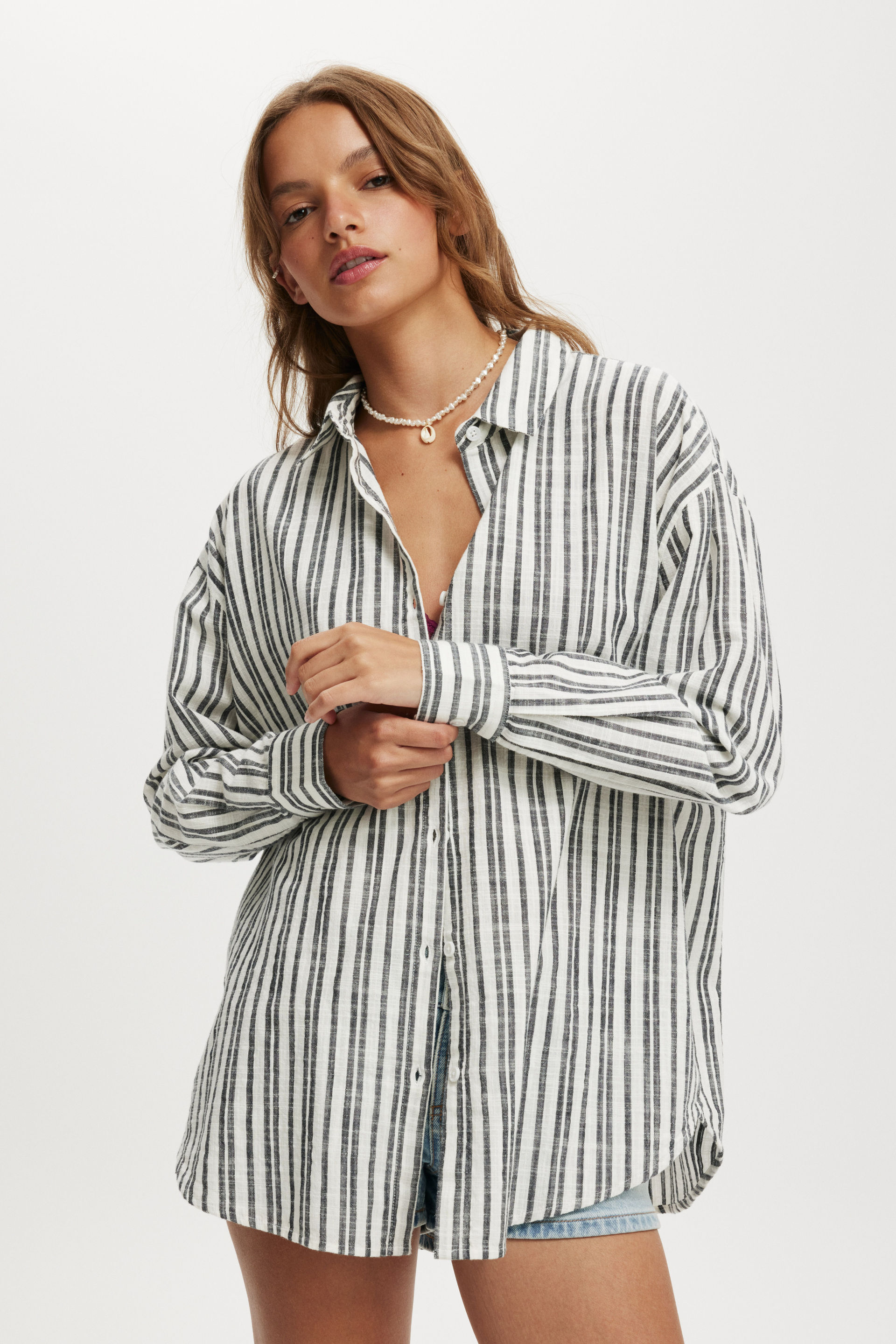 Haven Long Sleeve Shirt luca stripe