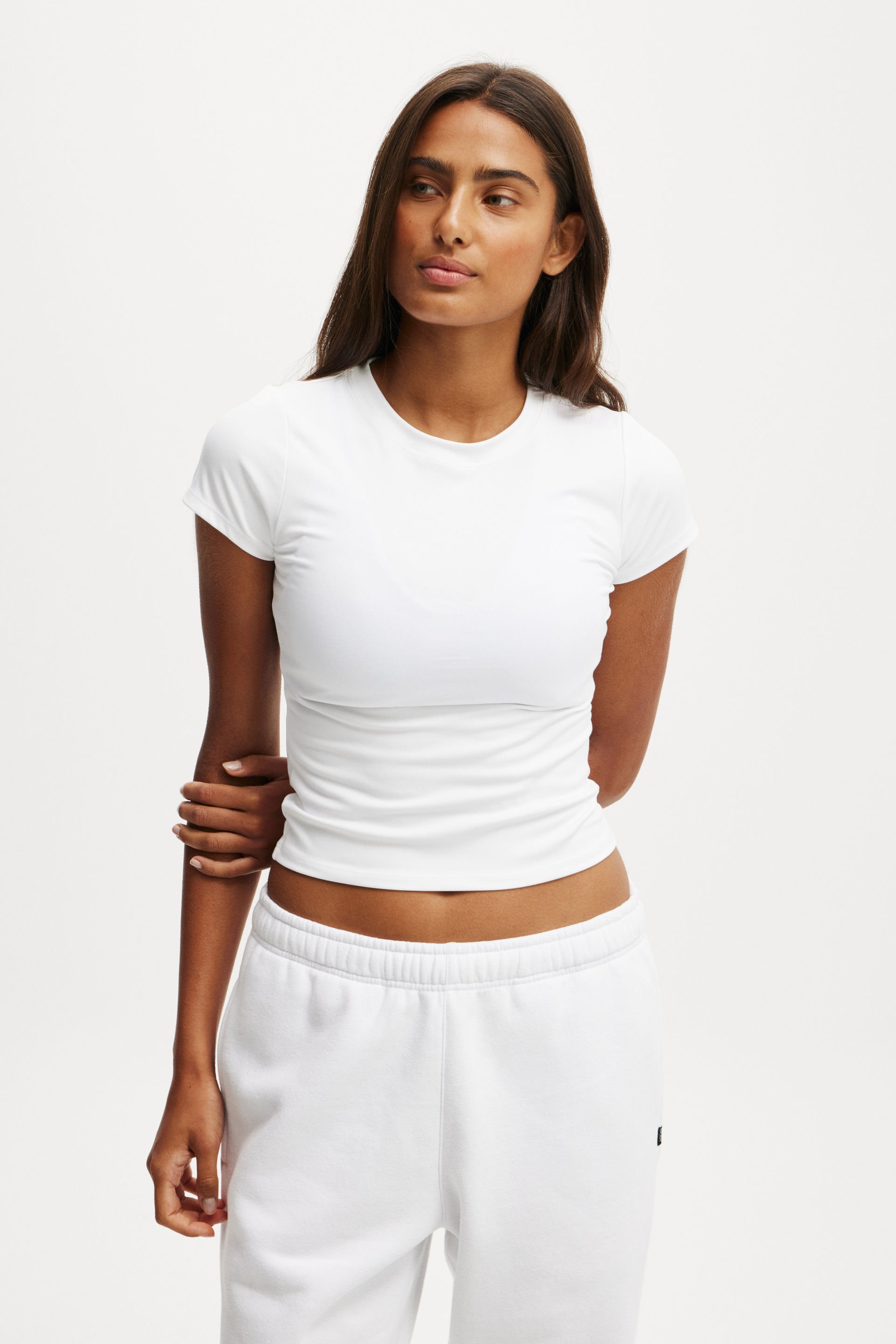 Ultra Soft Fitted Tshirt white
