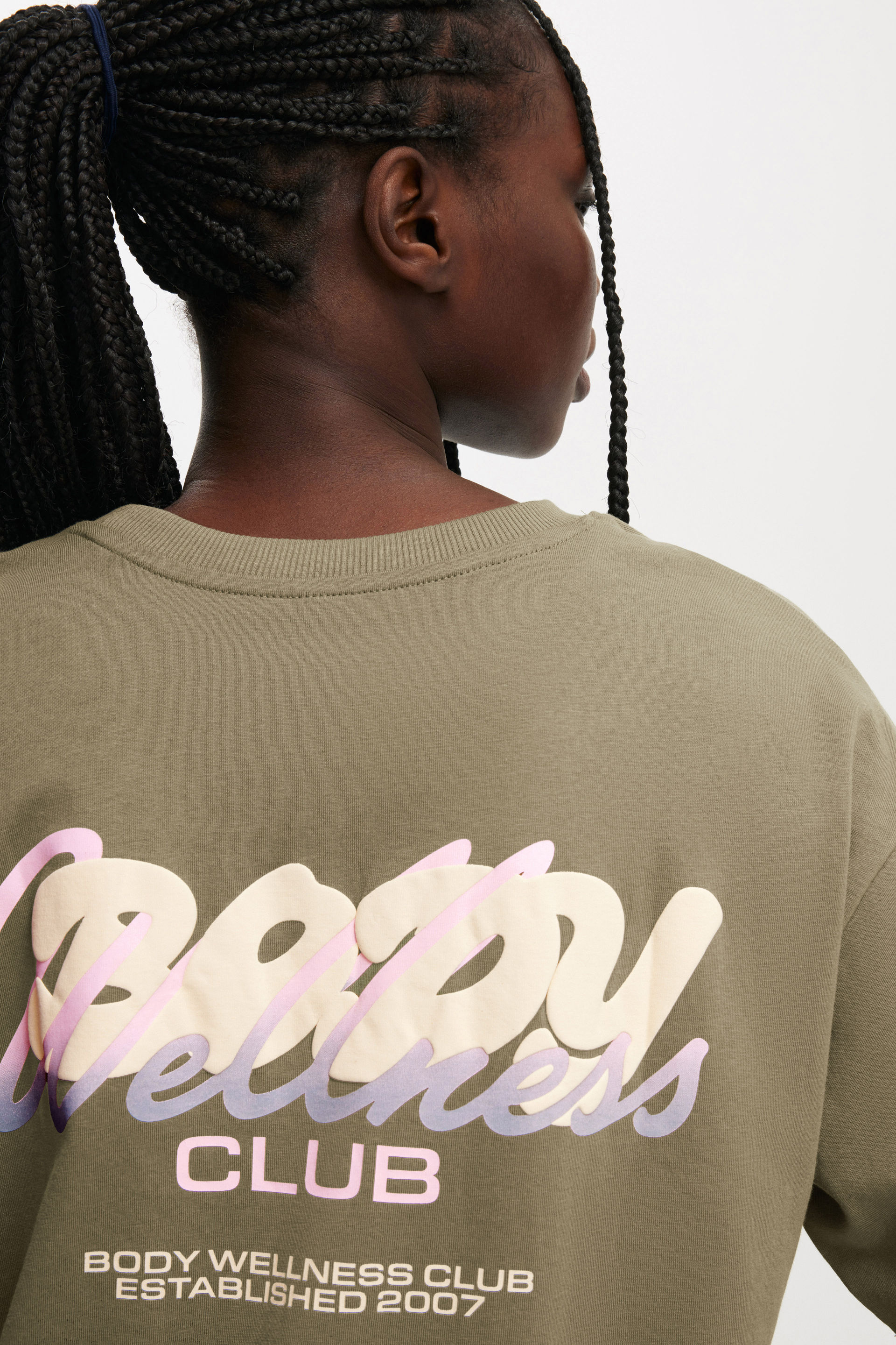 Active Graphic Tee jungle green/bwc interlaced