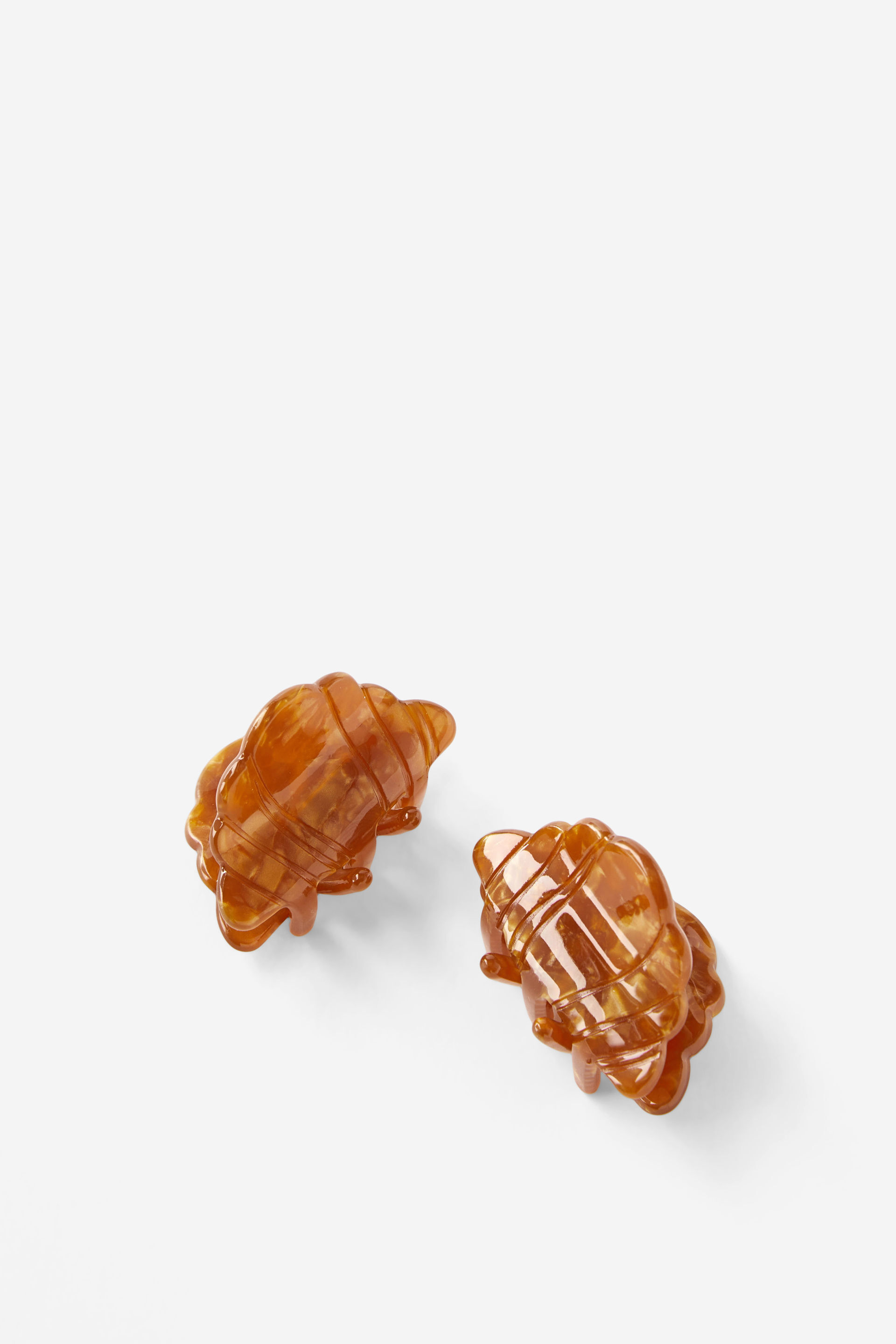 Brunch Club Hair Clips 2Pk caramel