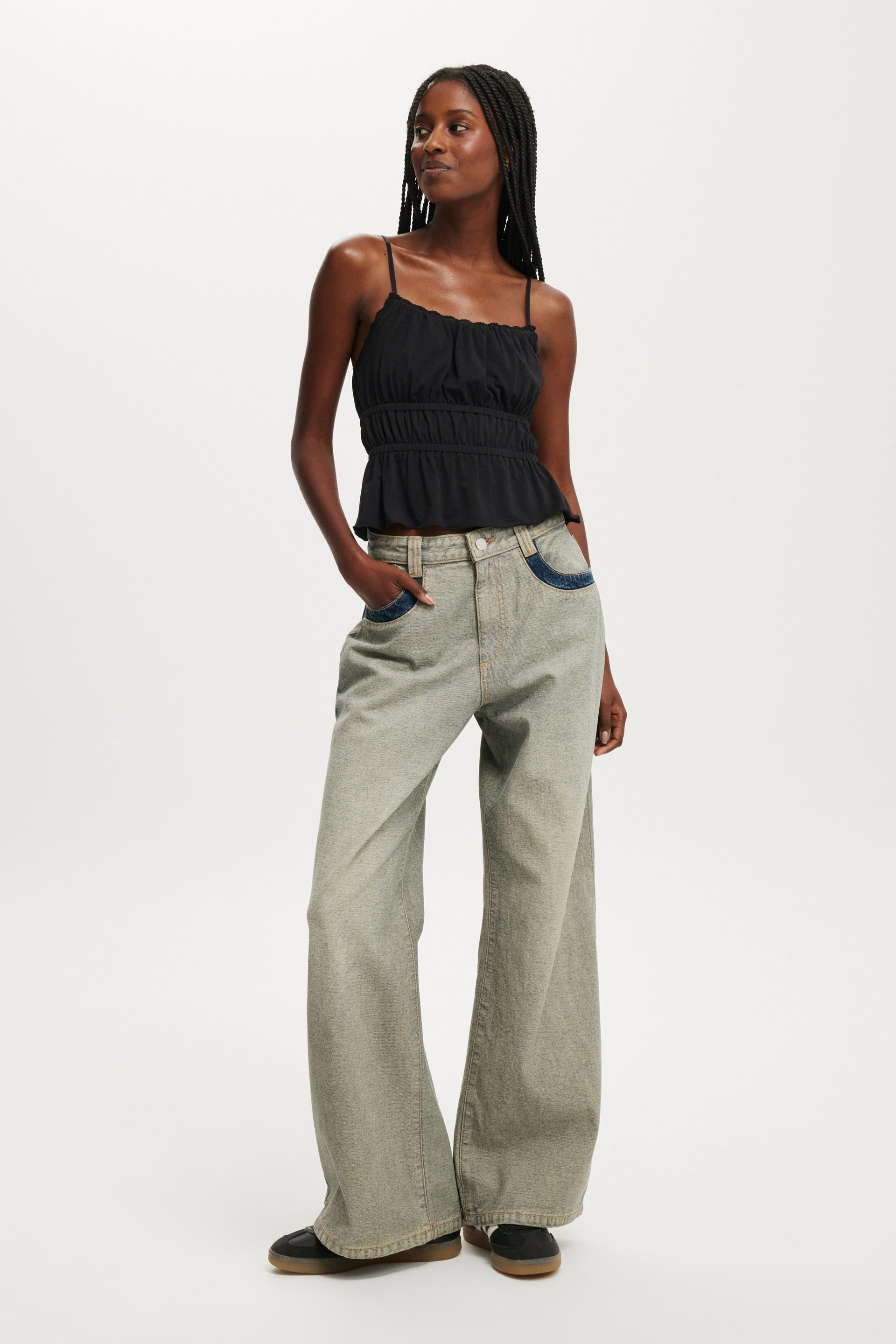 Relaxed Wide Jean blue dusk/reverse