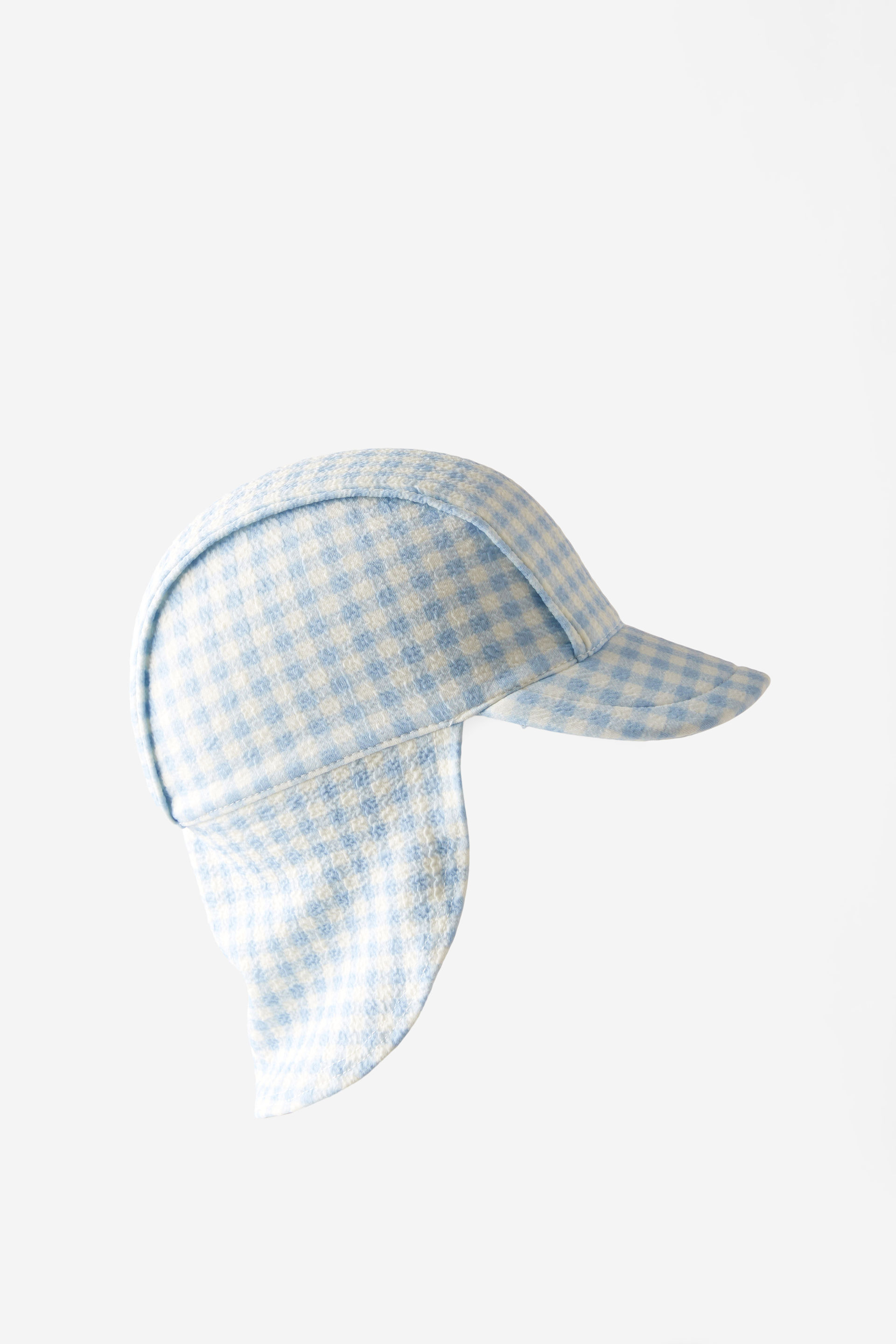 Sammy Swim Hat dawn blue/mini gingham