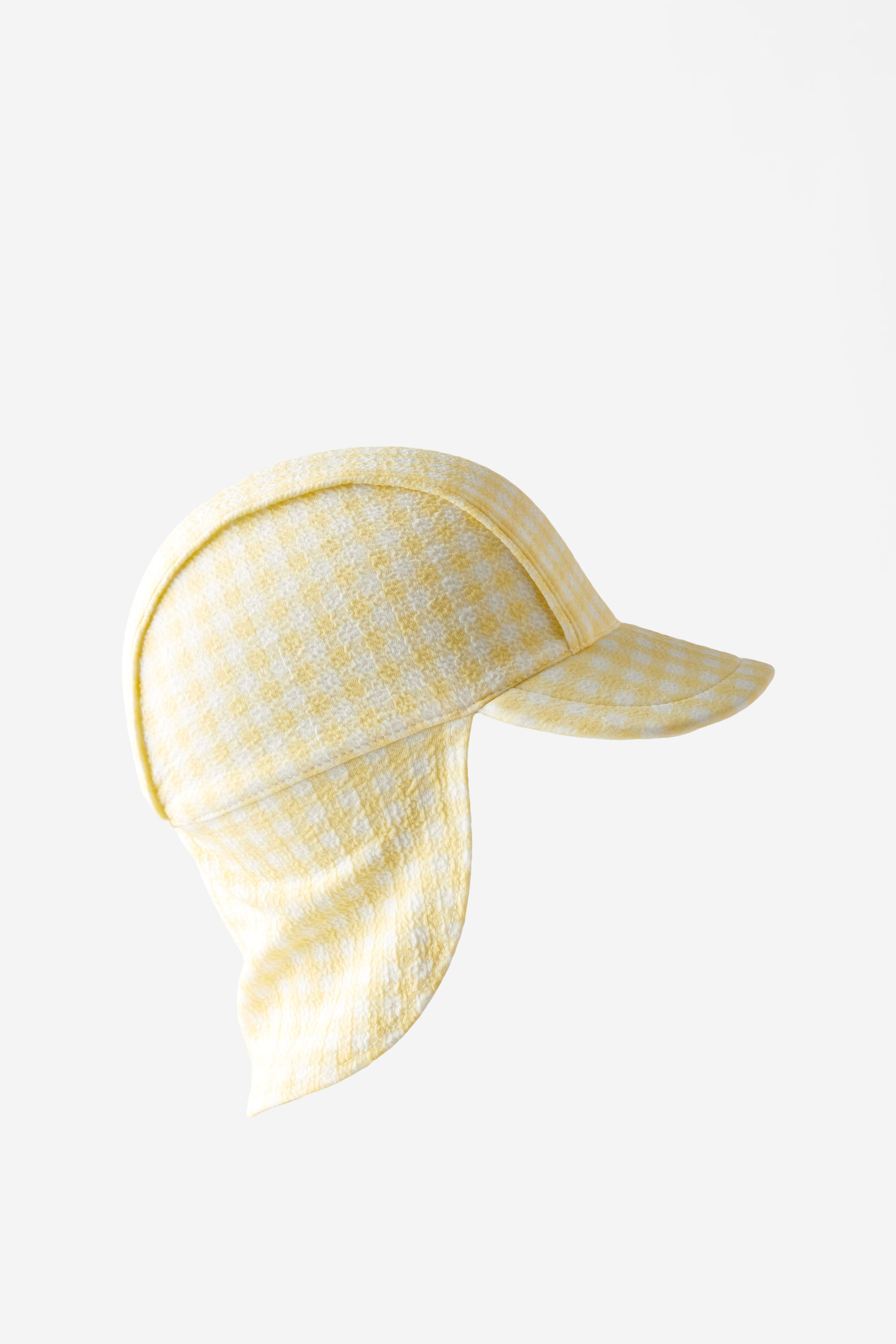 Sammy Swim Hat baby yellow/mini gingham