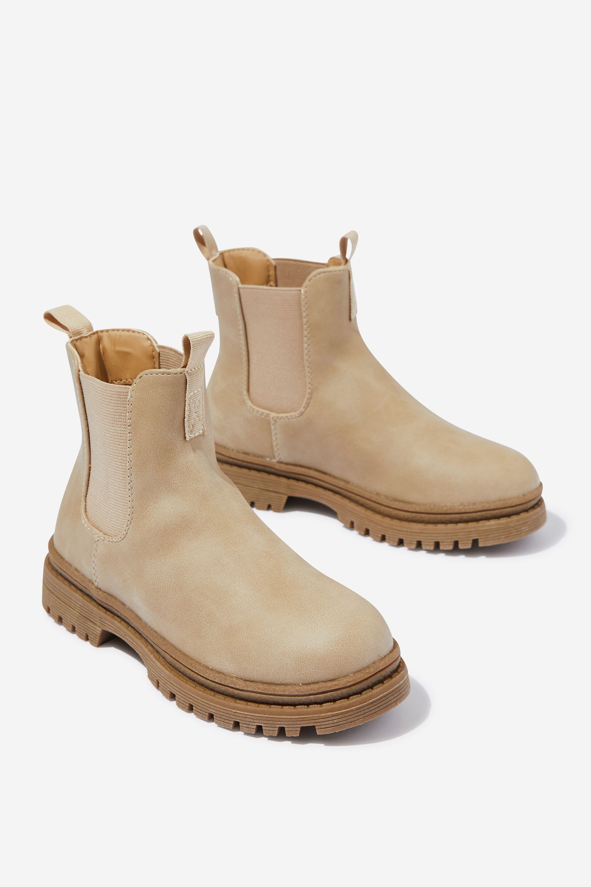 Pull On Gusset Boot washed stone