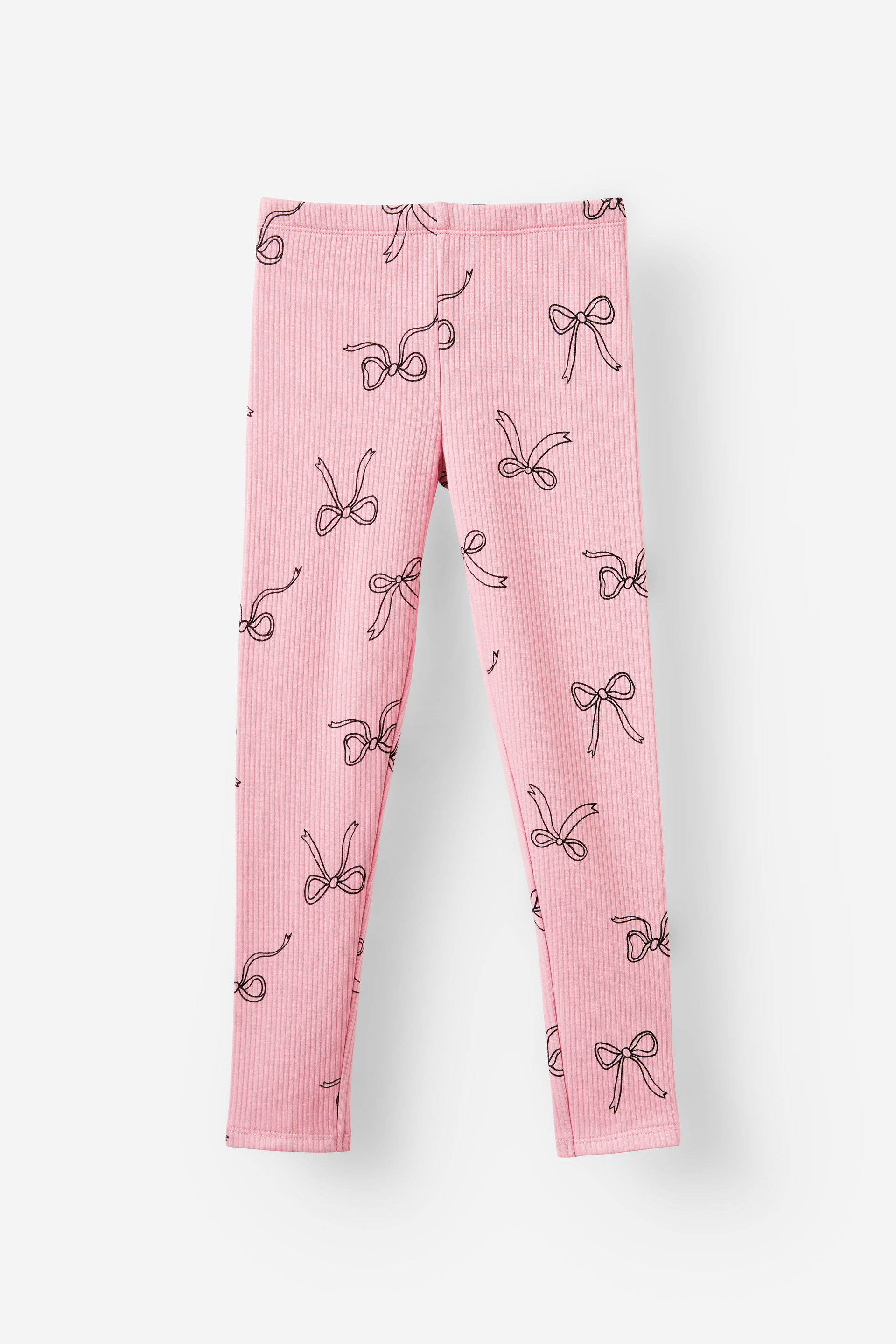 Fleece Legging marshmallow/bows