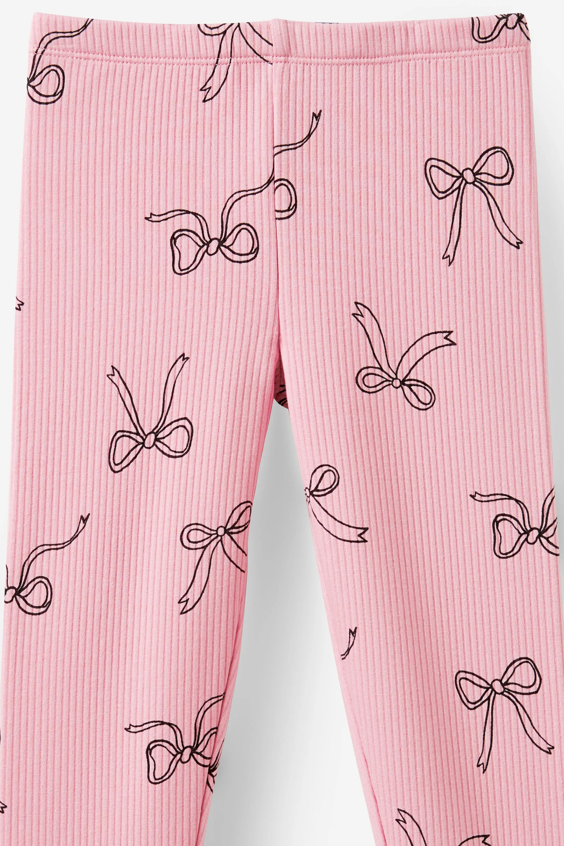 Fleece Legging marshmallow/bows