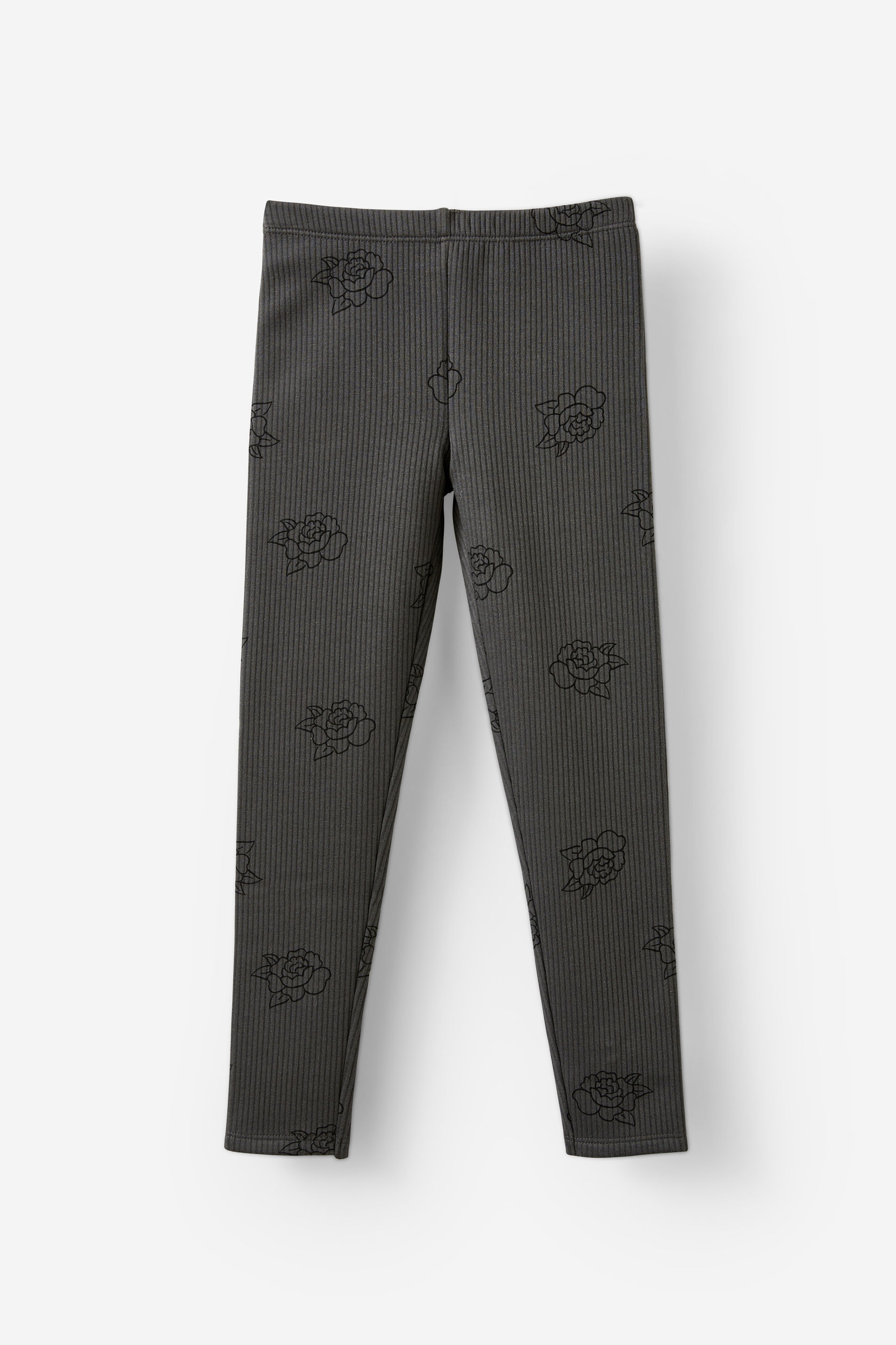 Fleece Legging phantom/rose