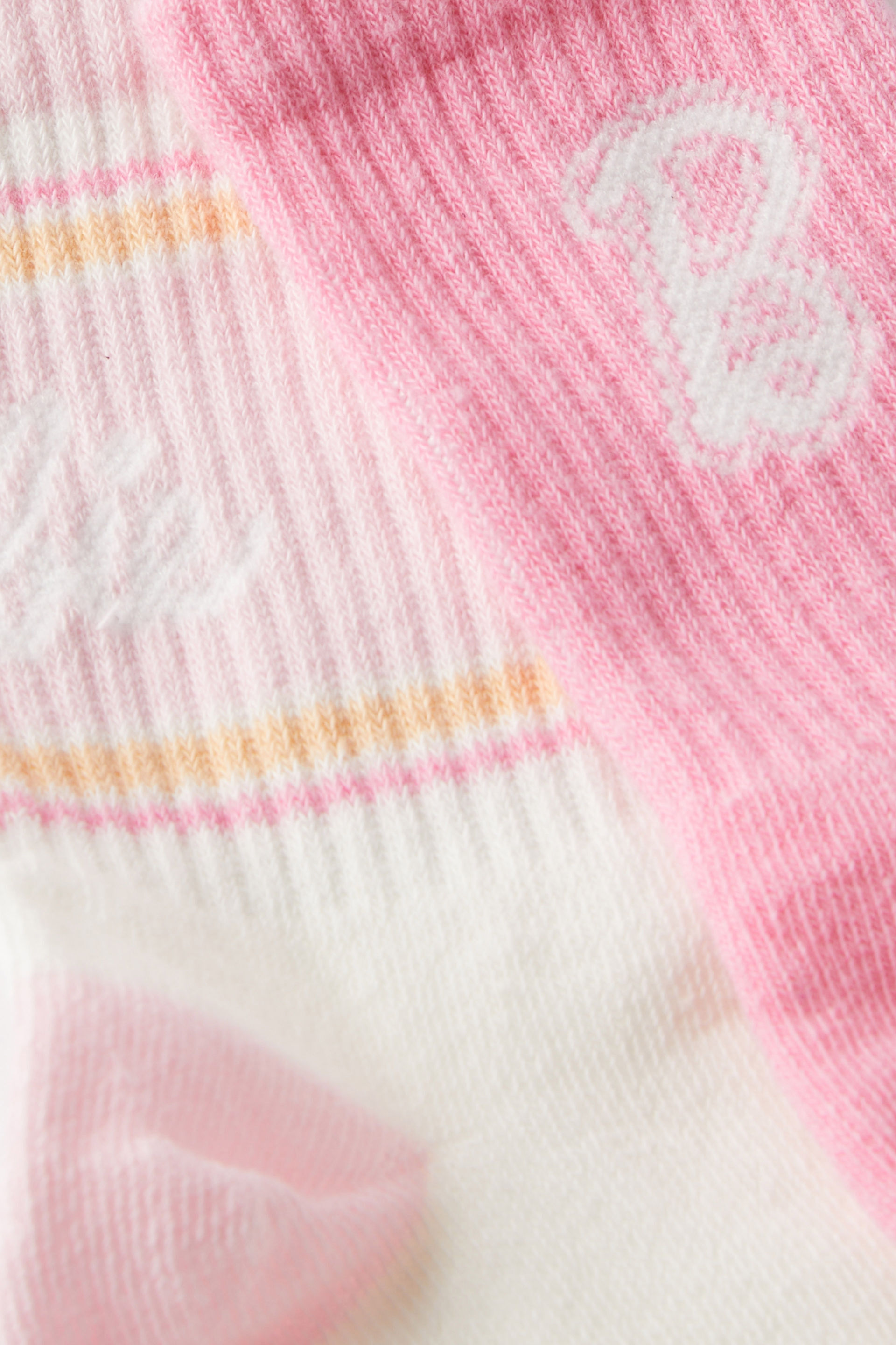 Barbie 2Pk Crew Sock lcn mat vanilla/barbie varsity