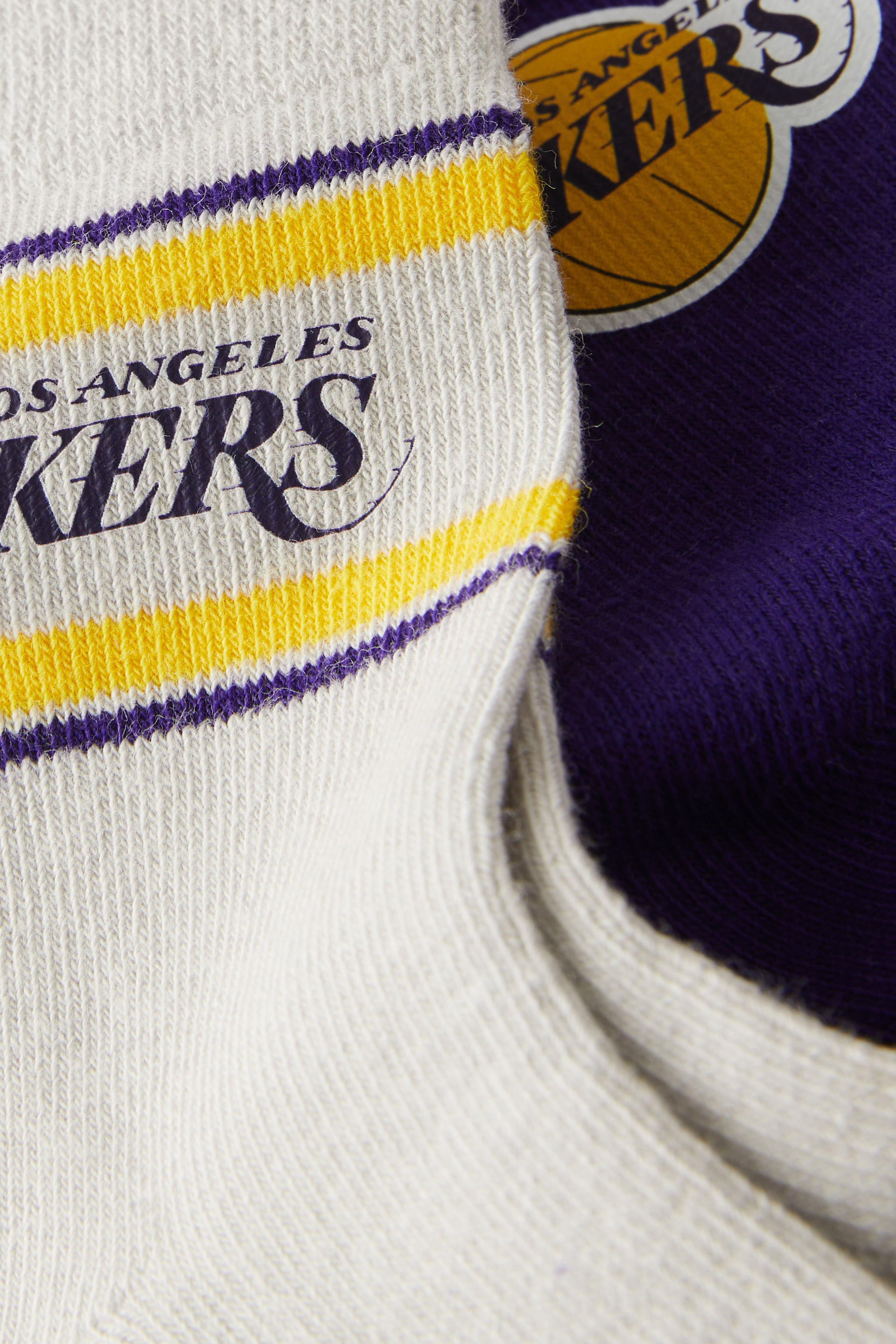 LA Lakers 2Pk Crew Sock lcn nba winter grey/los angeles lakers