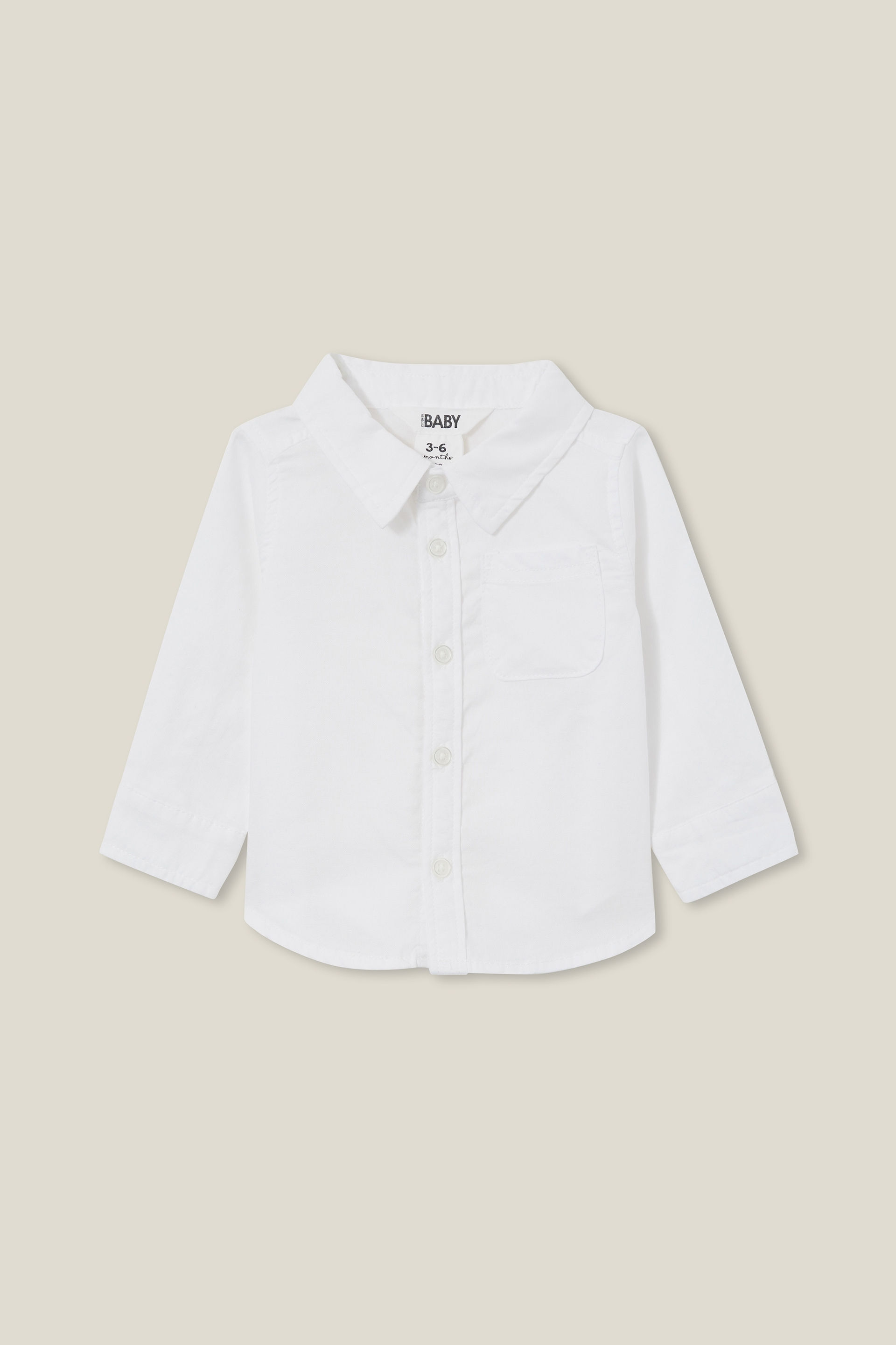 Baby Rugged Shirt vanilla