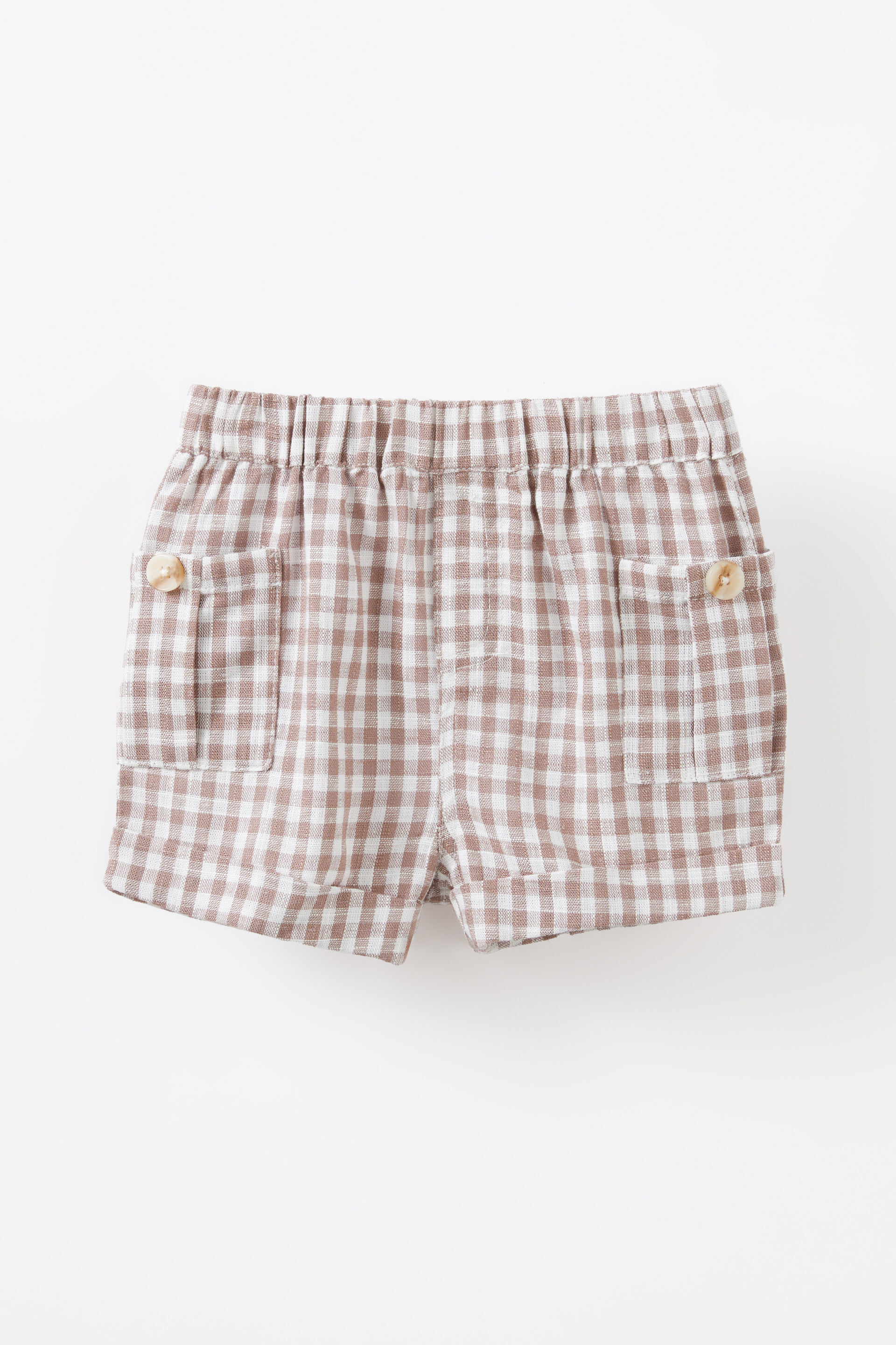 Walter Short oatmilk/mini gingham