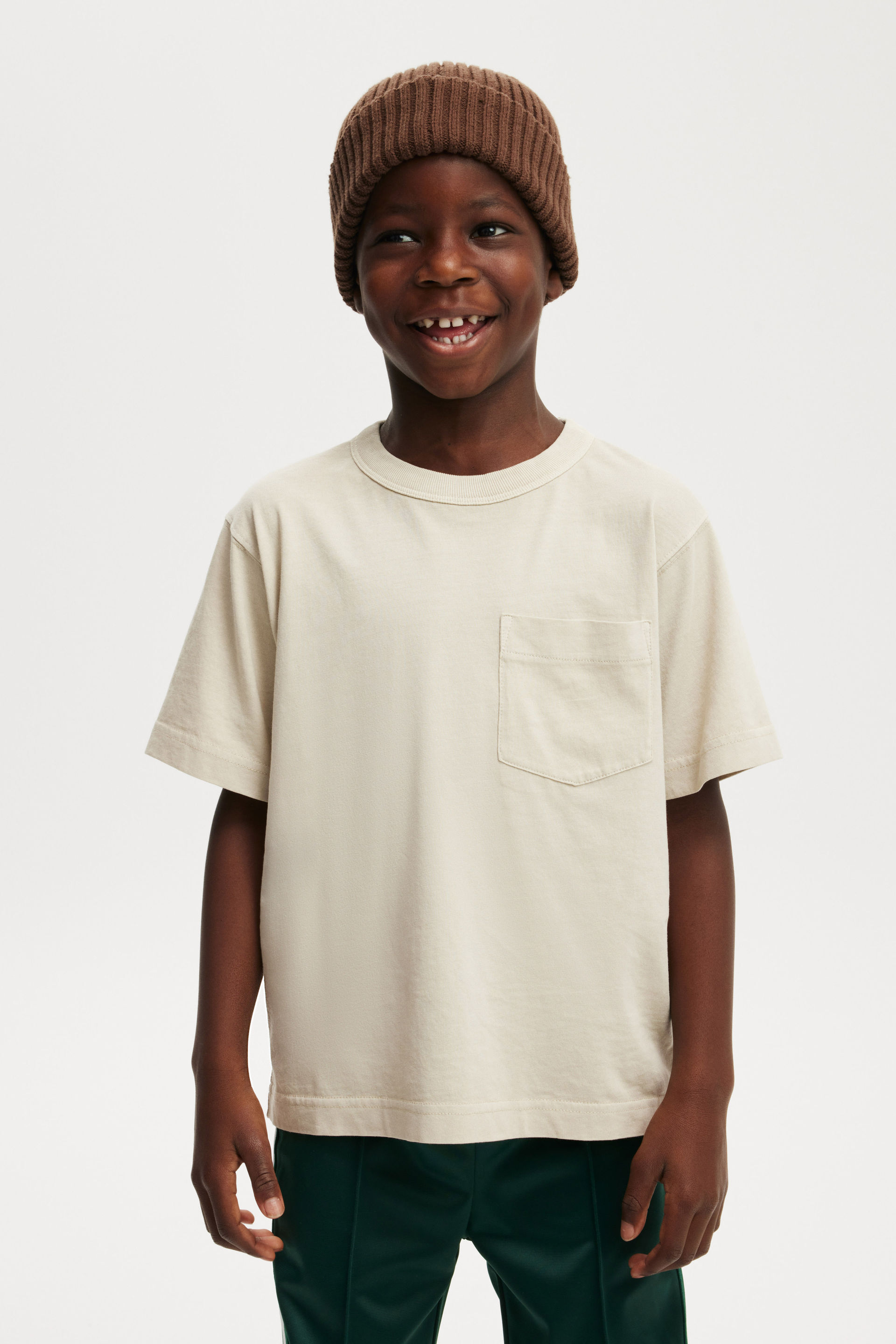 The Essential Short Sleeve Tee rainy day wash