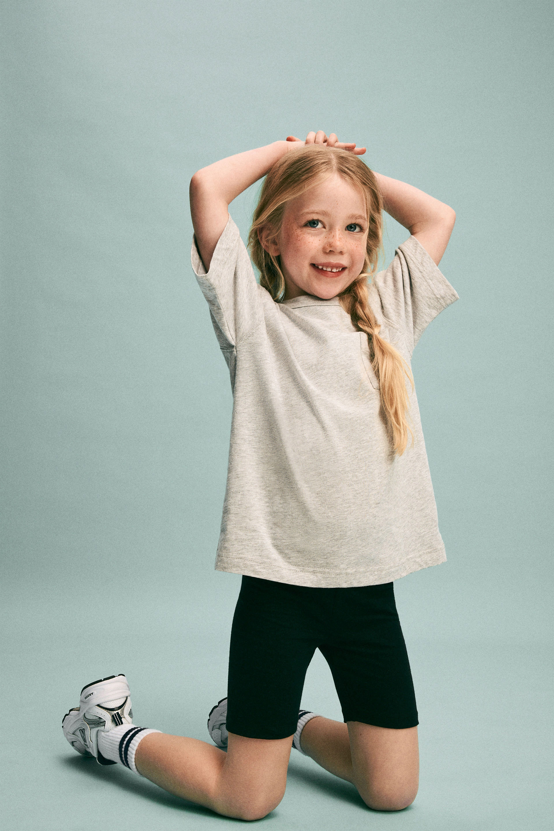 The Essential Short Sleeve Tee fog grey marle