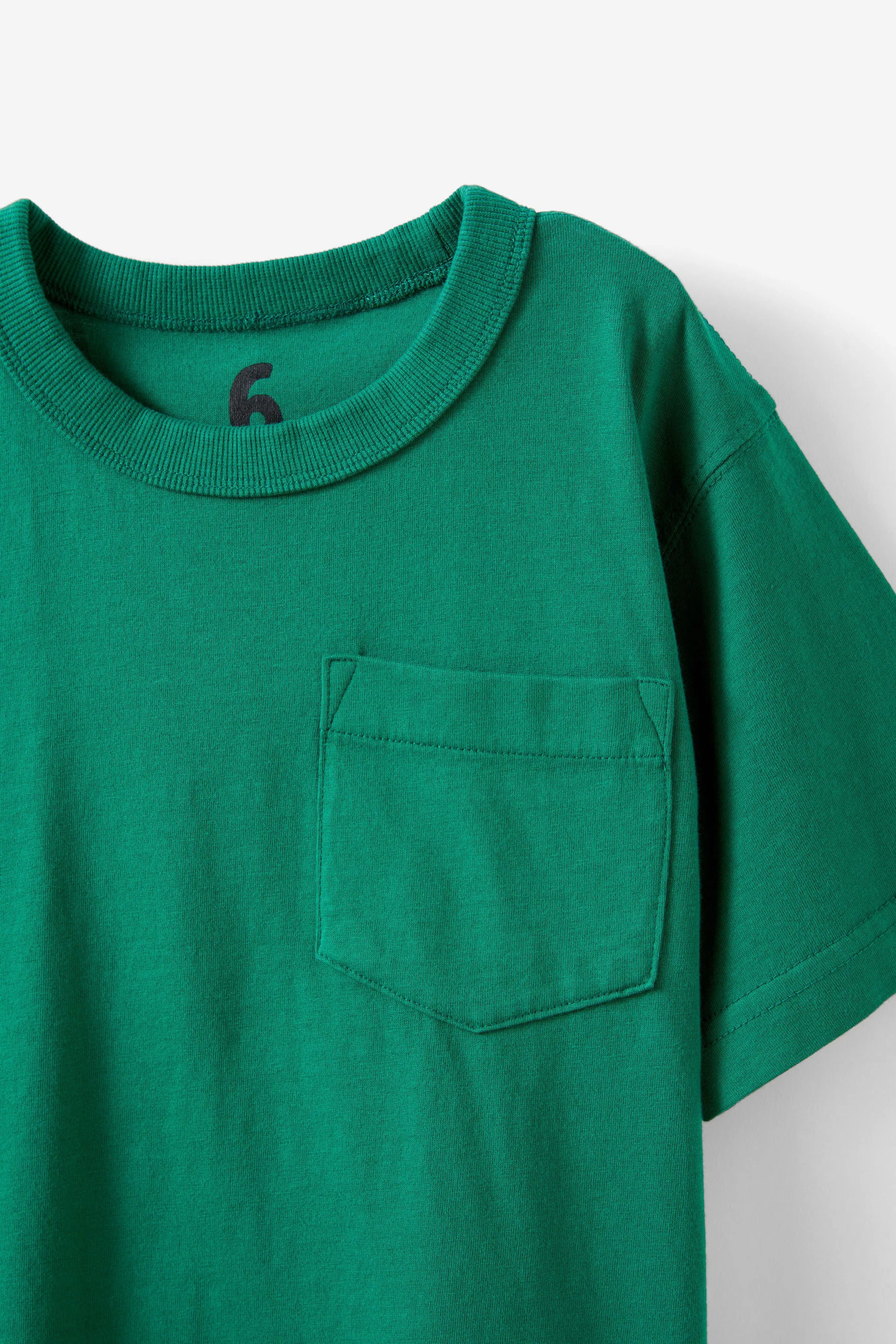 The Essential Short Sleeve Tee varsity green wash