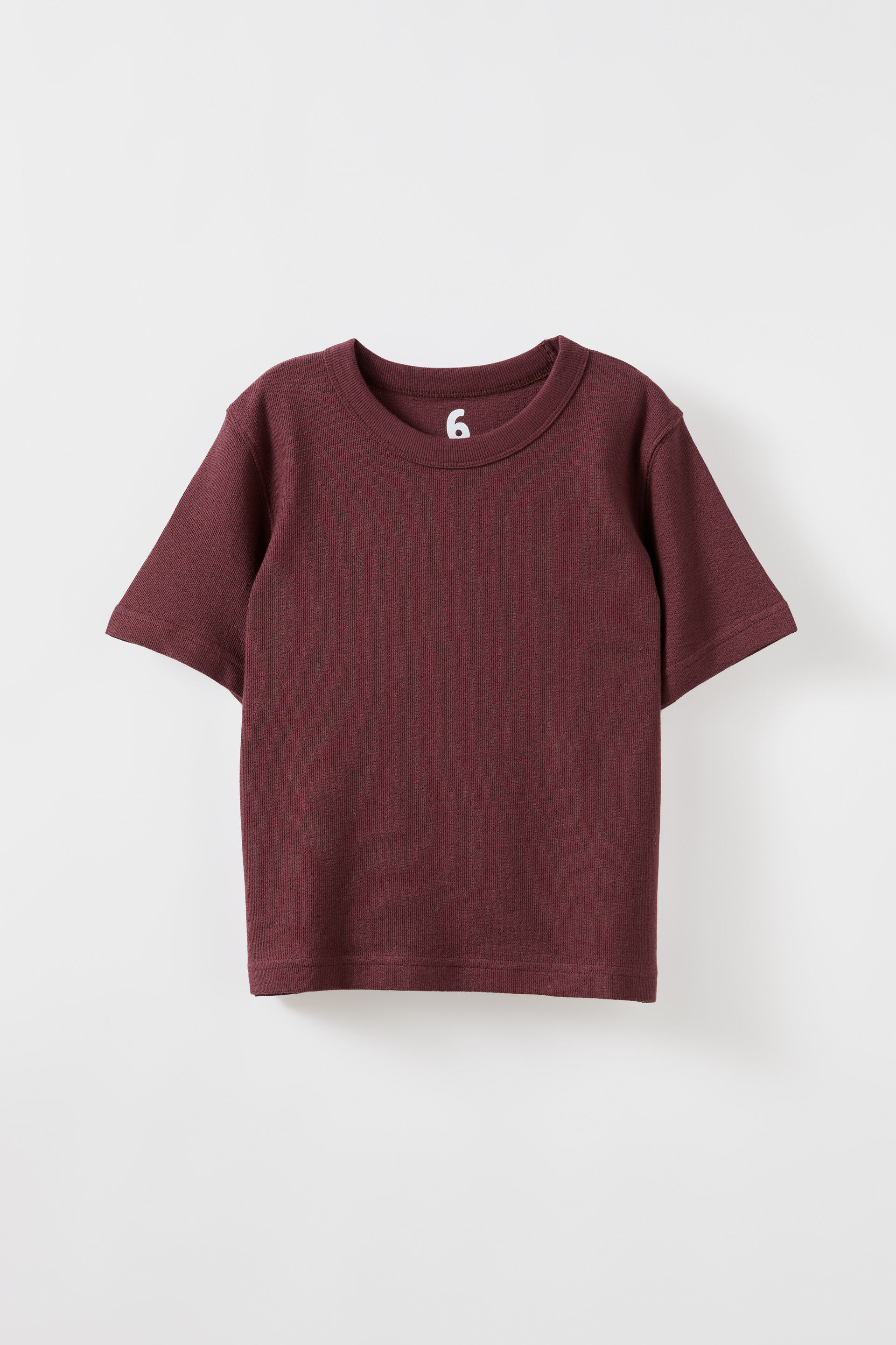 The Essential Short Sleeve Tee bordeaux