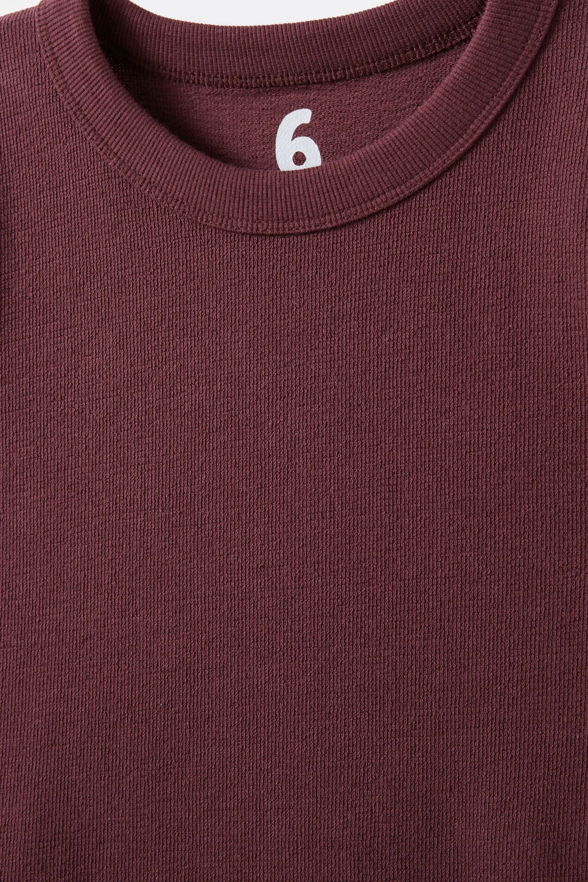 The Essential Short Sleeve Tee bordeaux