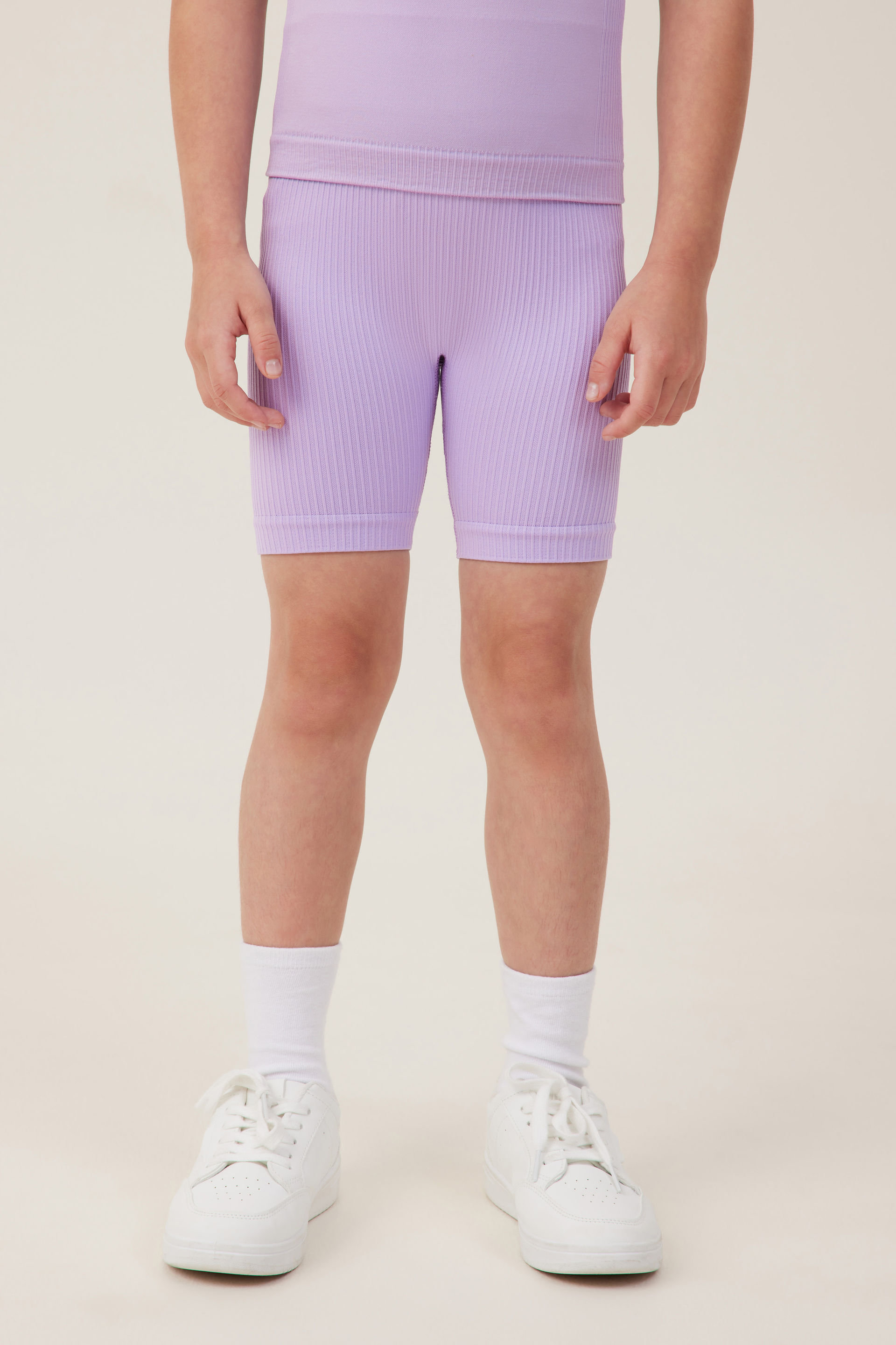 Isla Seamfree Bike Short lilac drop