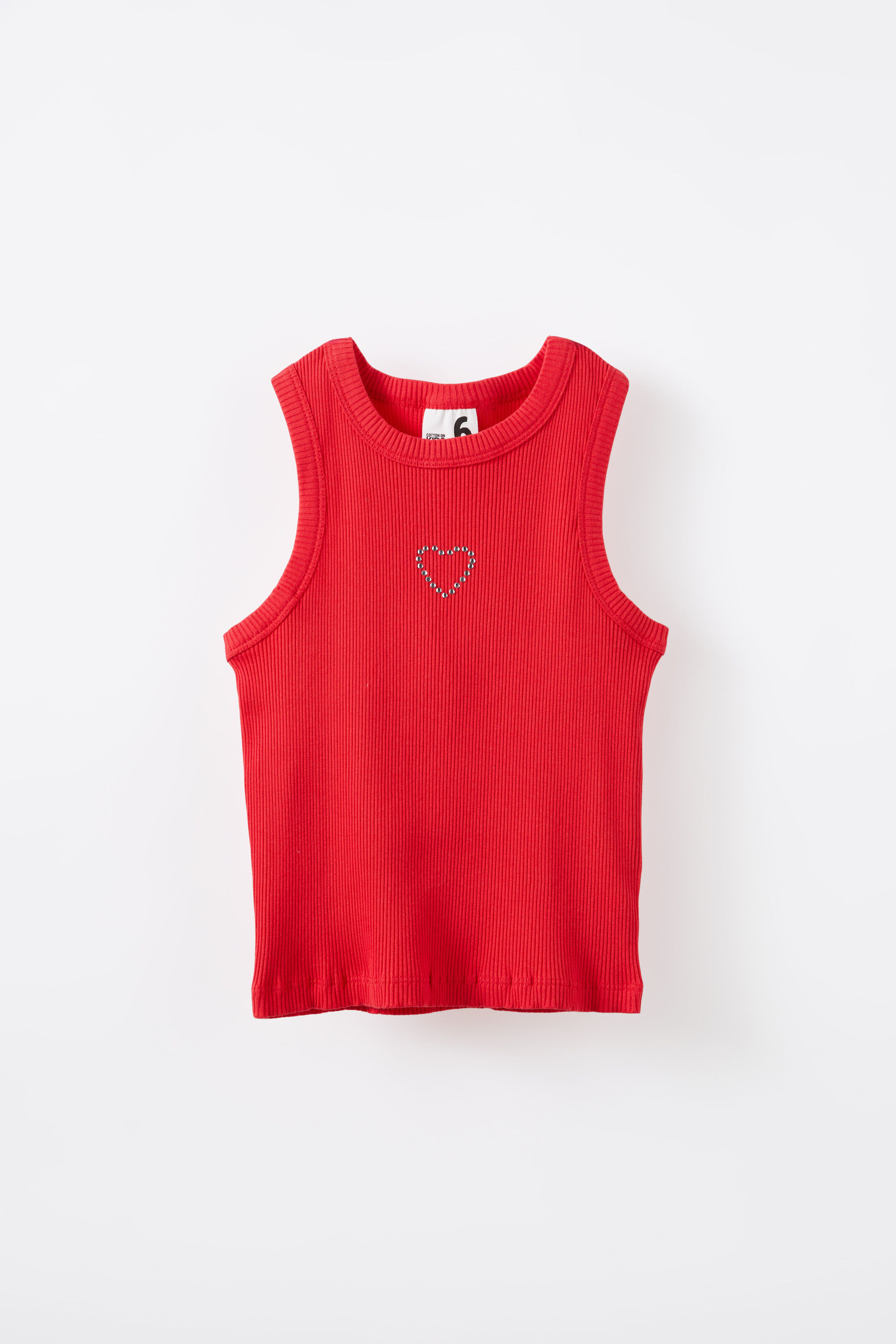 Eleanor Tank varsity red/heart