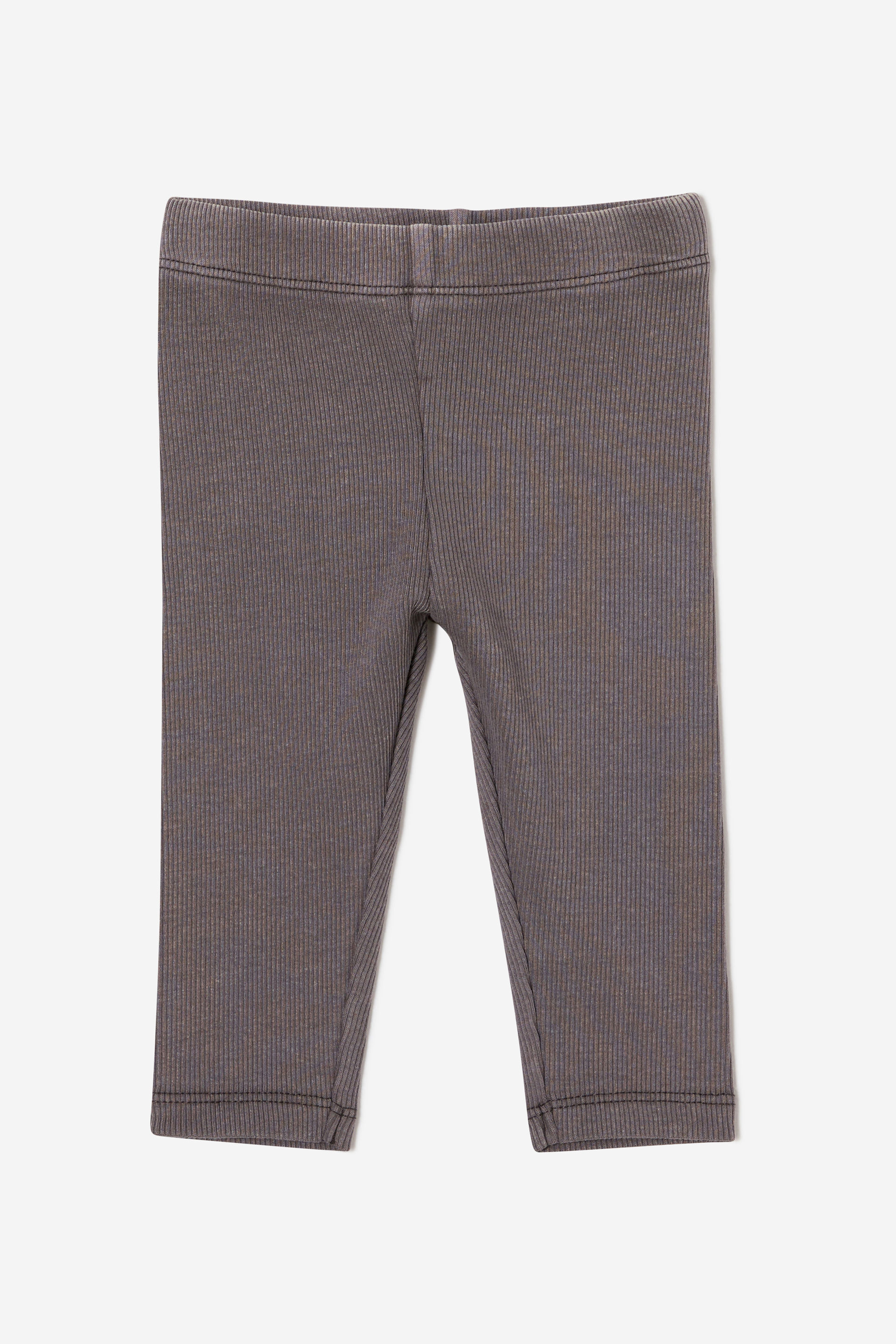 The Row Rib Skinny Legging washed rabbit grey