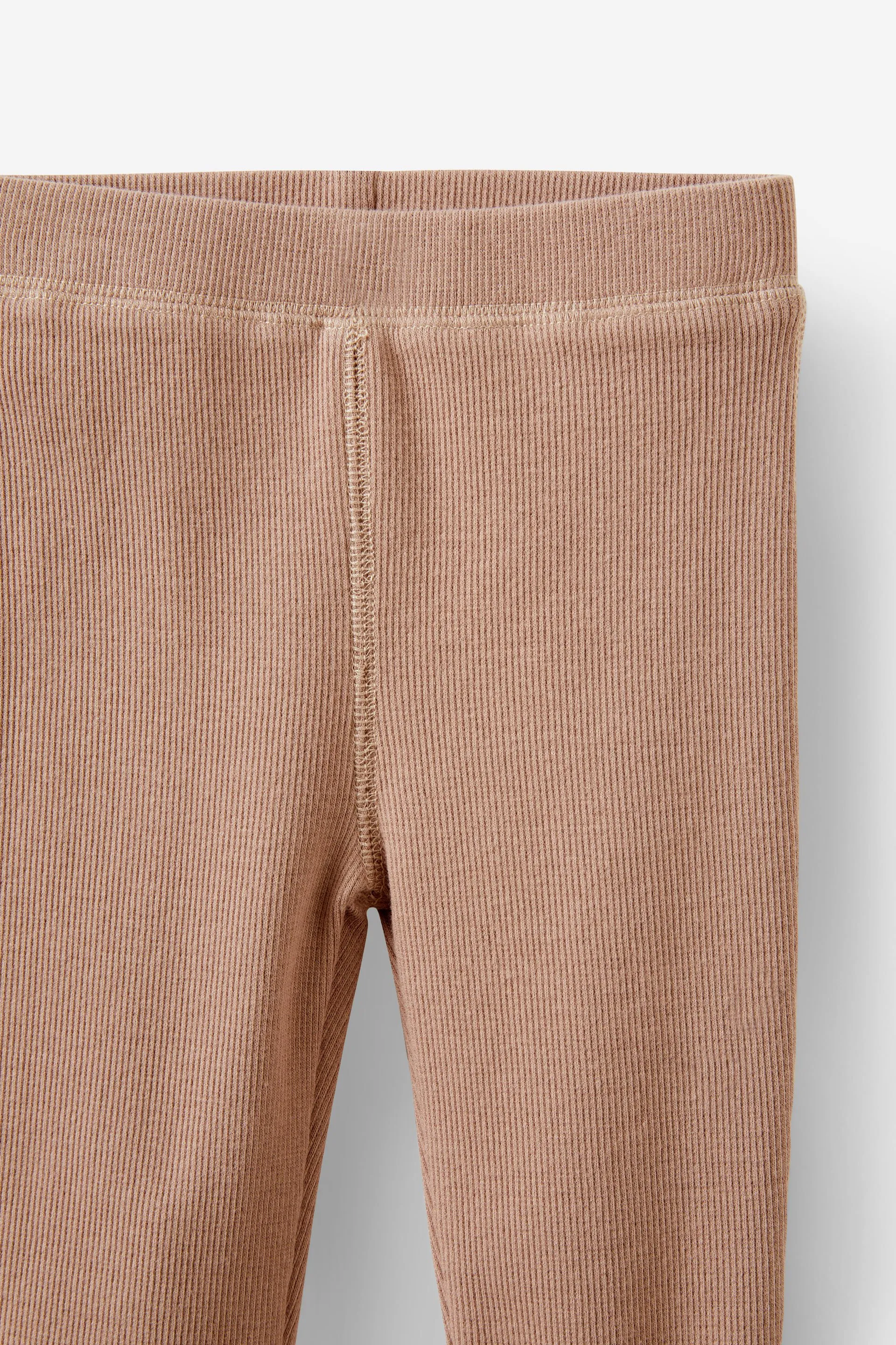 The Row Rib Skinny Legging oatmilk