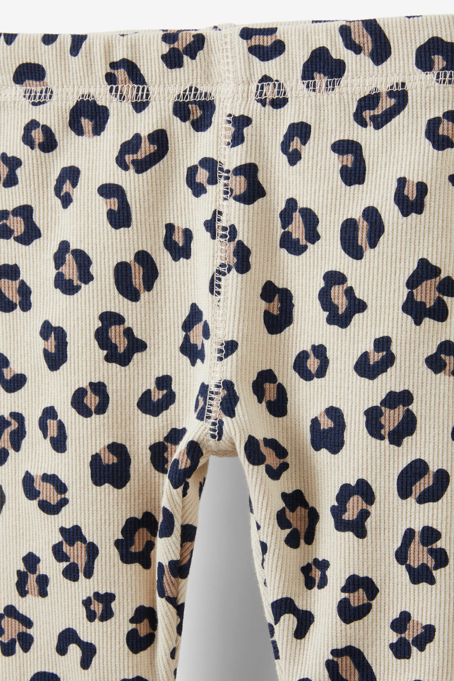 The Row Rib Skinny Legging rainy day/ocelot