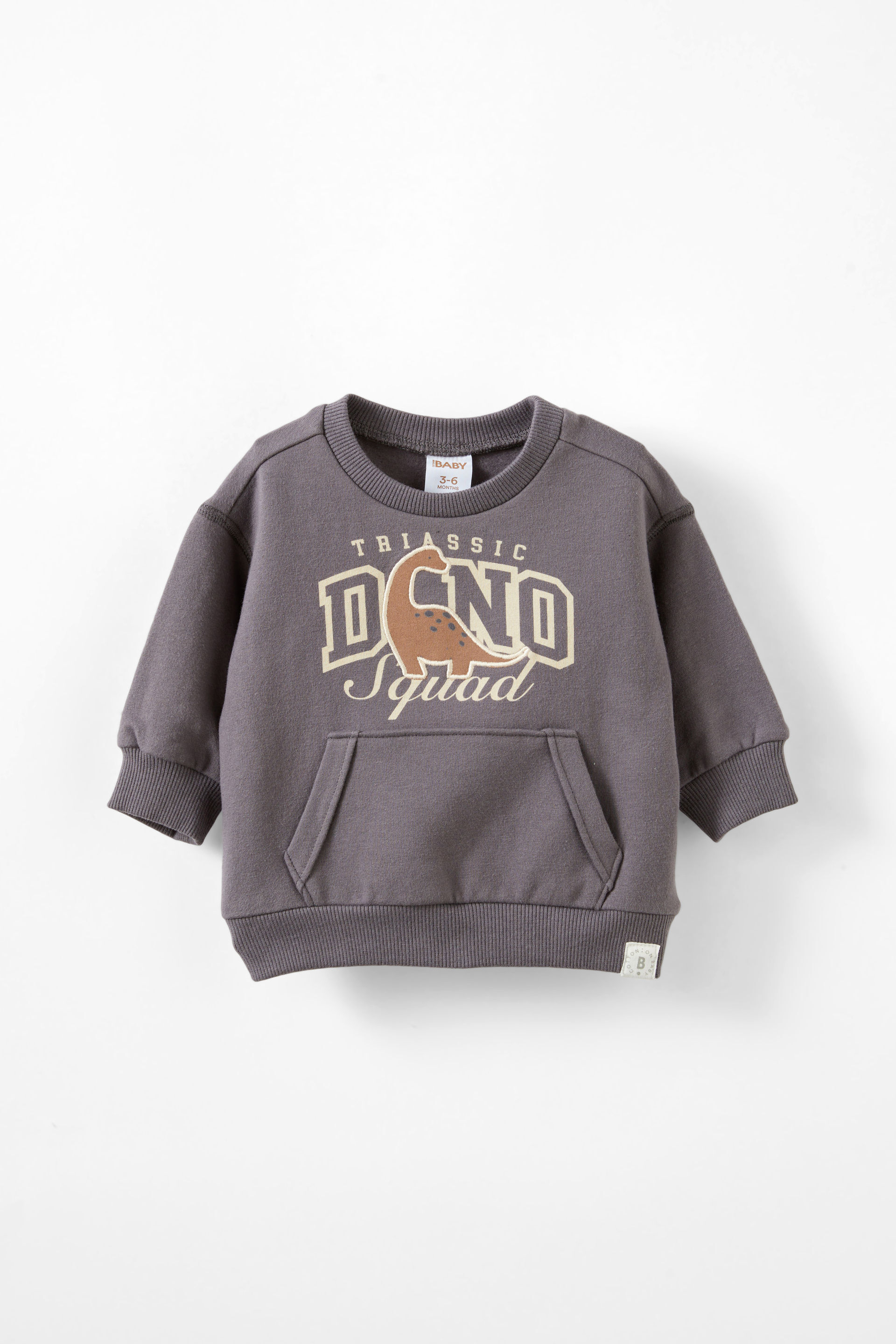 Alma Drop Shoulder Sweater rabbit grey/dino squad