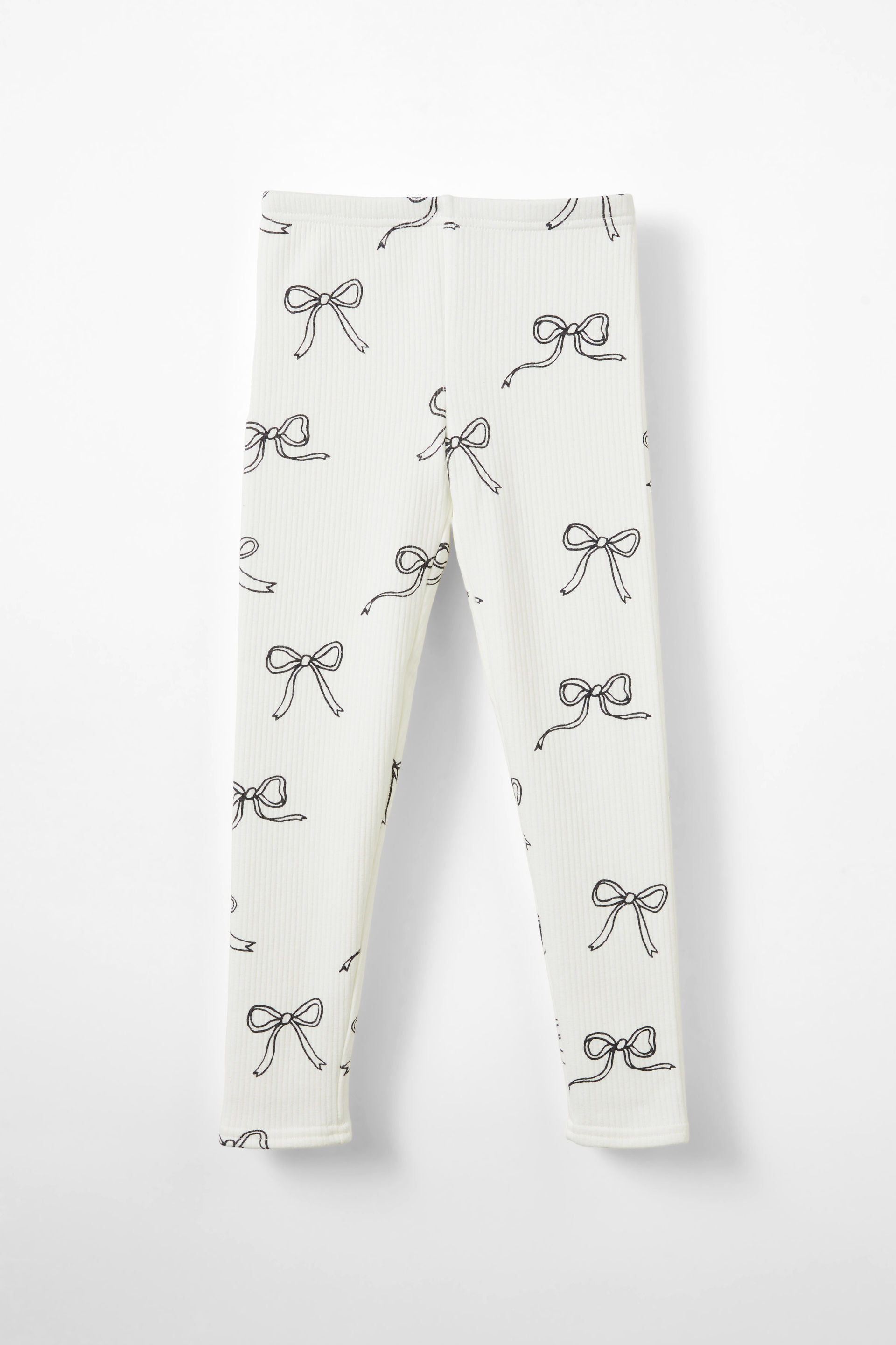Maya Fleece Legging vanilla/bows