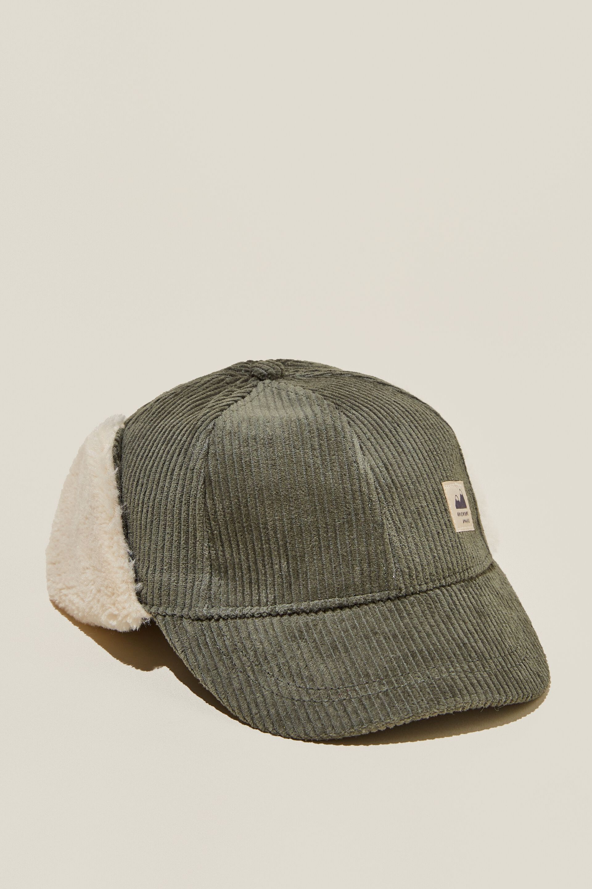 Tommy Trapper Cap swag green cord