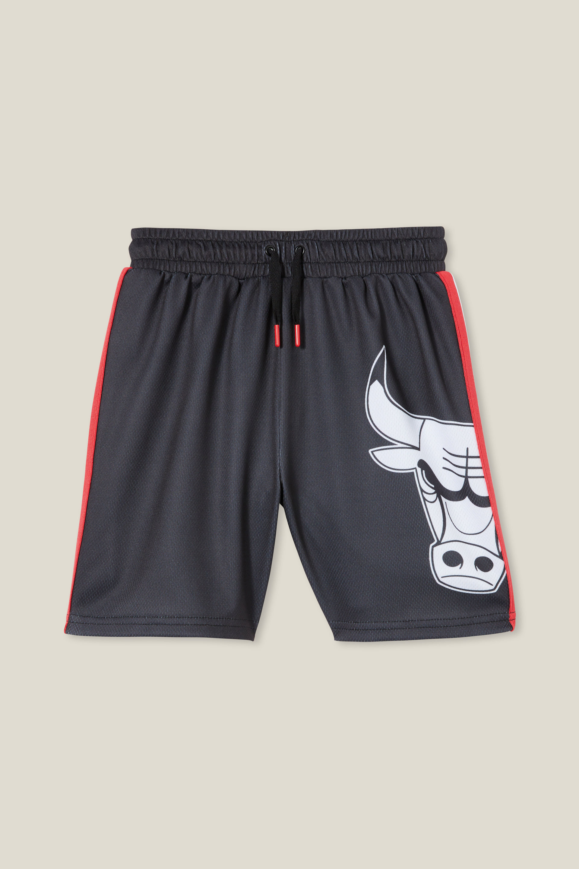 NBA Chicago Bulls Soccer Short lcn nba black/chicago bulls