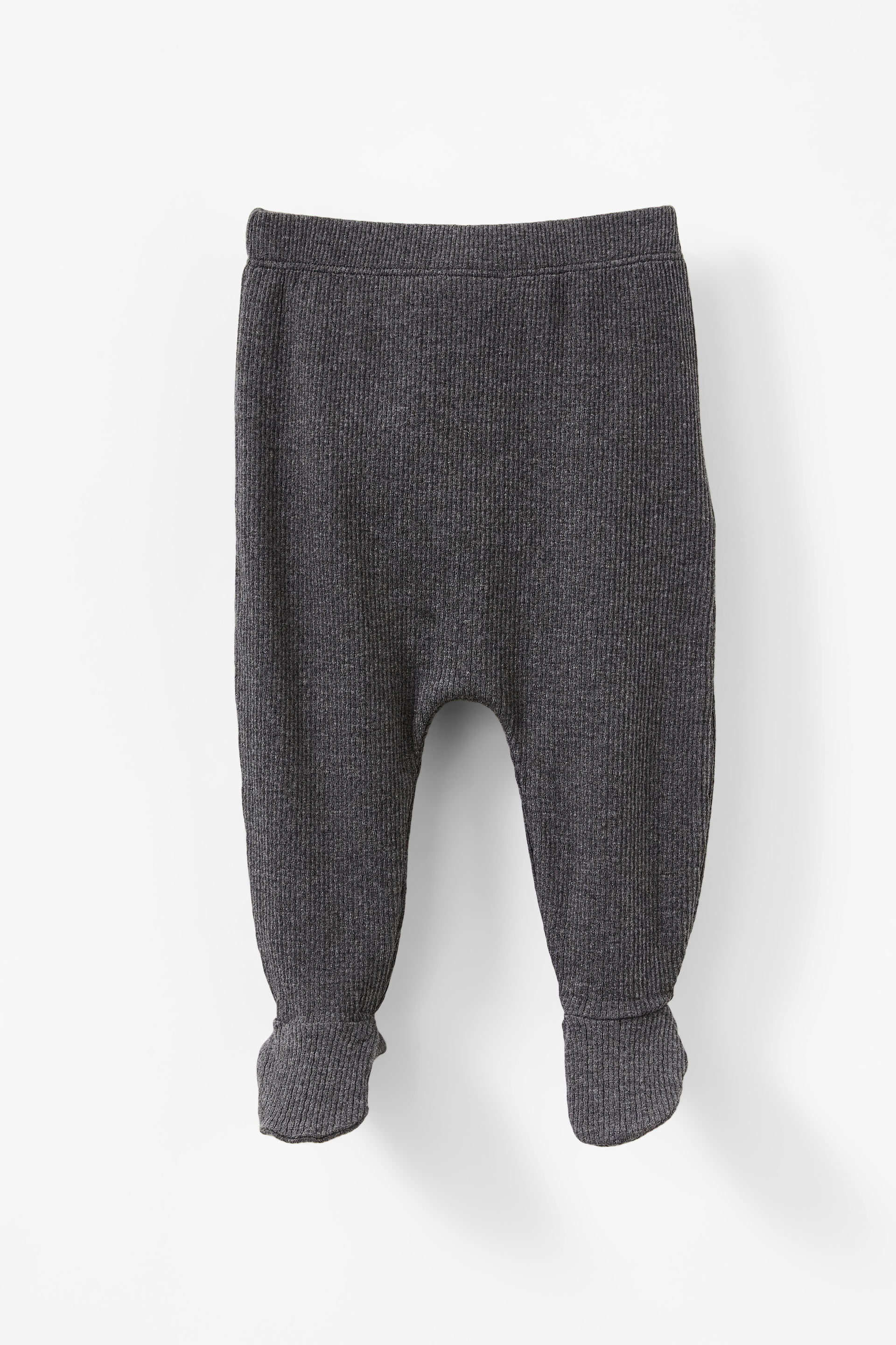 Organic Pointelle Legging charcoal marle