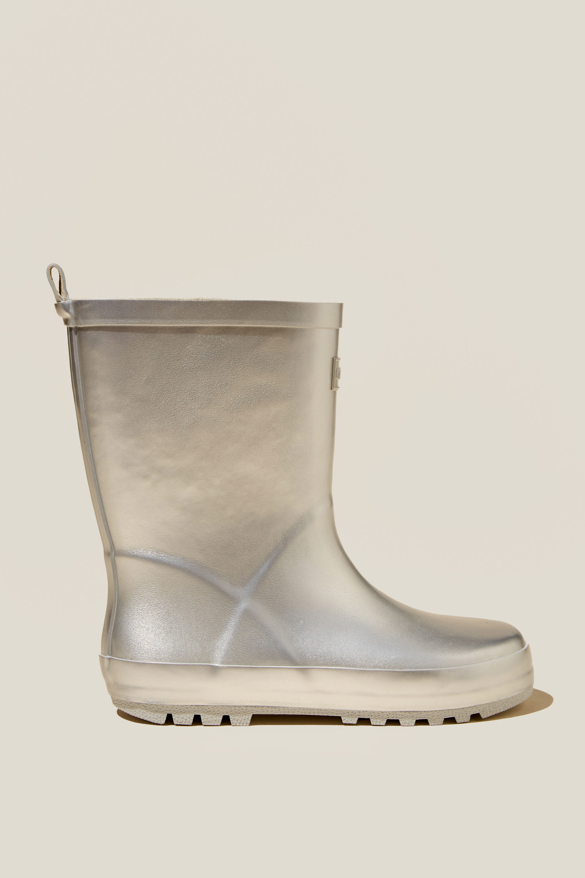 Kids Rainboot silver metallic