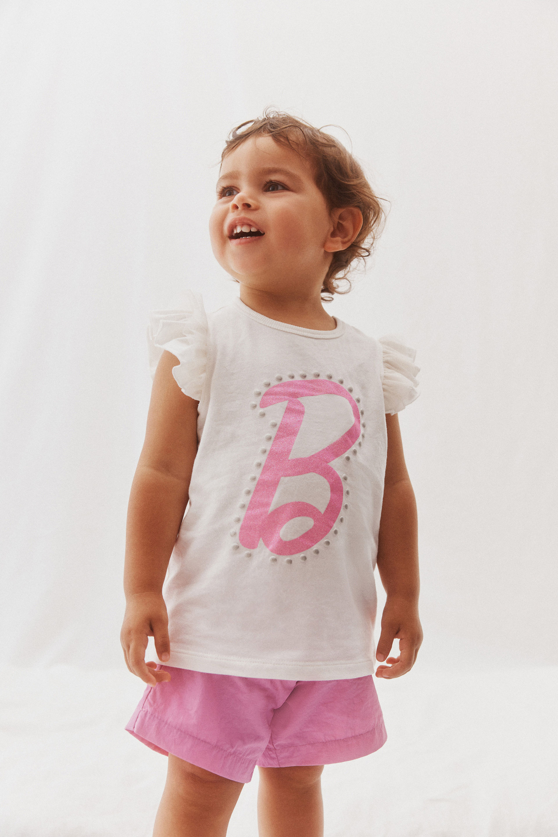 Roise Ruffle Tank Lcn lcn mat vanilla/glitter barbie