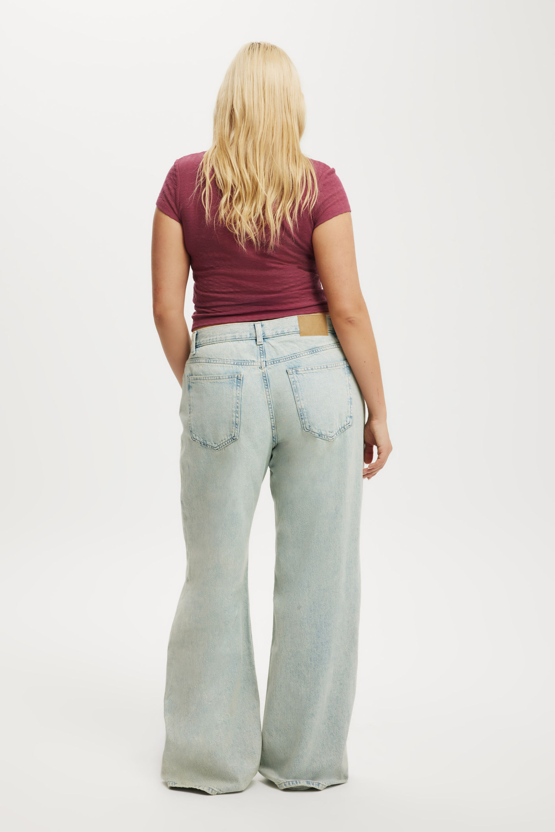Relaxed Wide Jean sundune blue