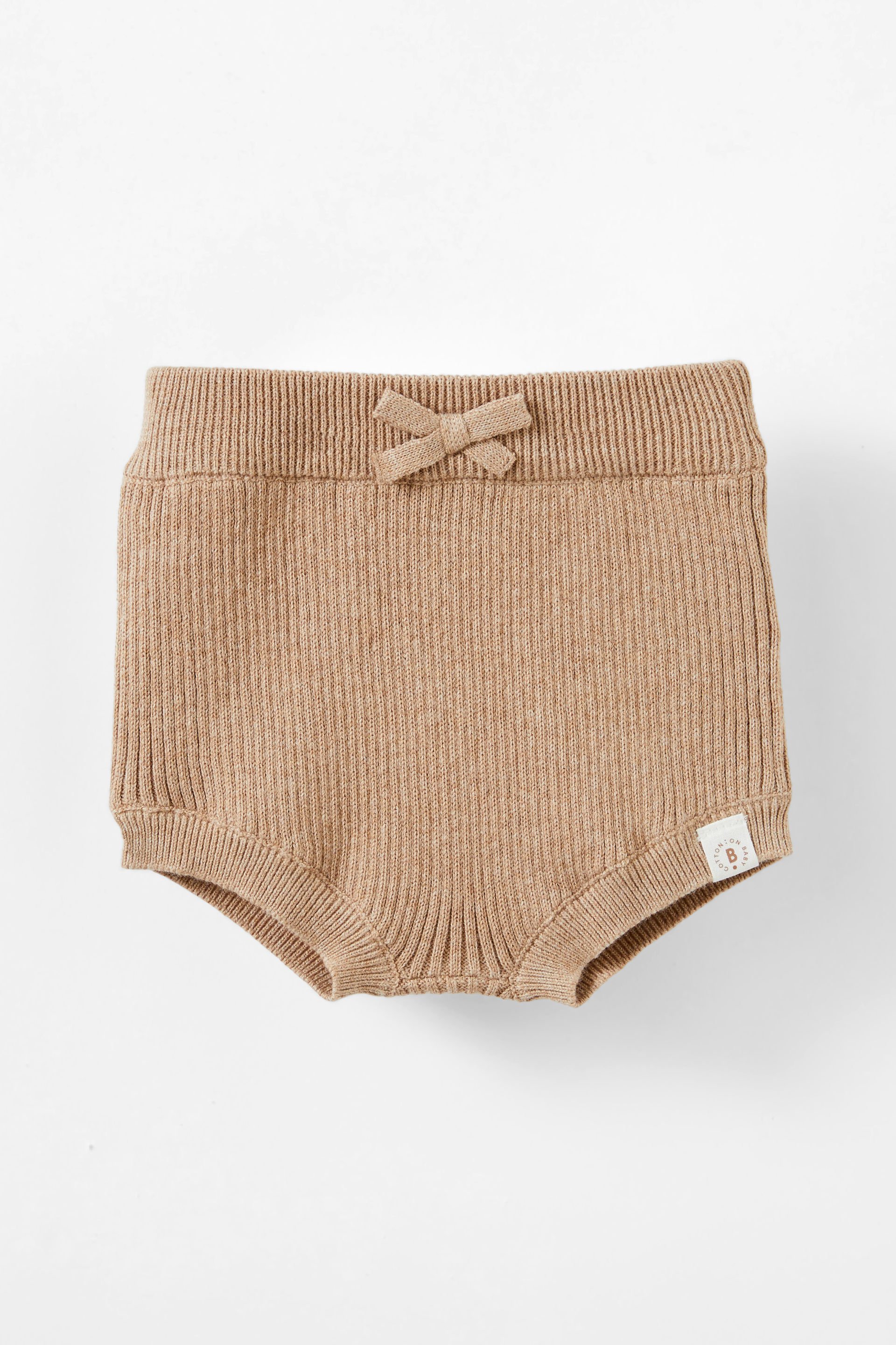 Organic Knit Bloomers oatmilk marle