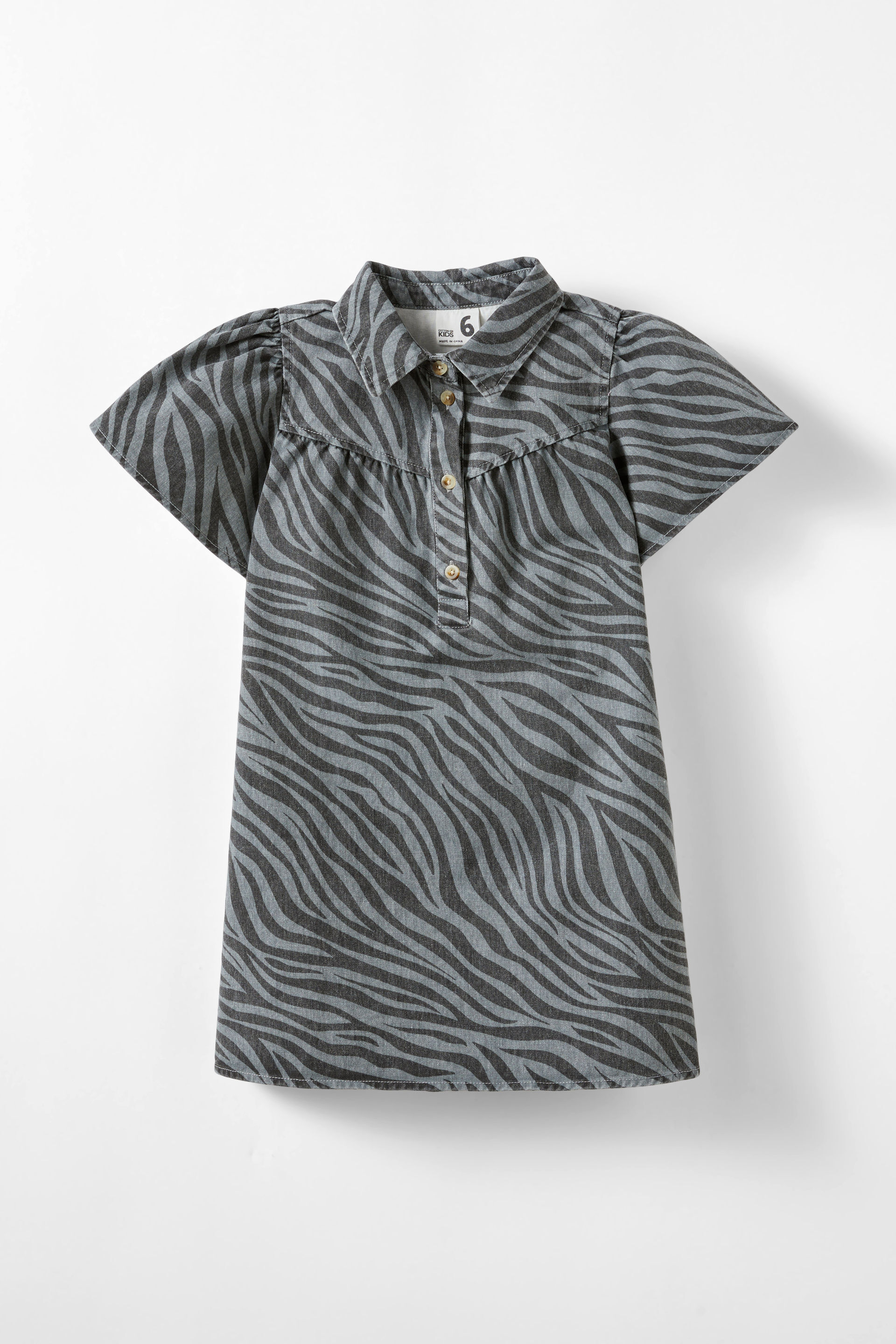 Kelly Denim Dress zebra