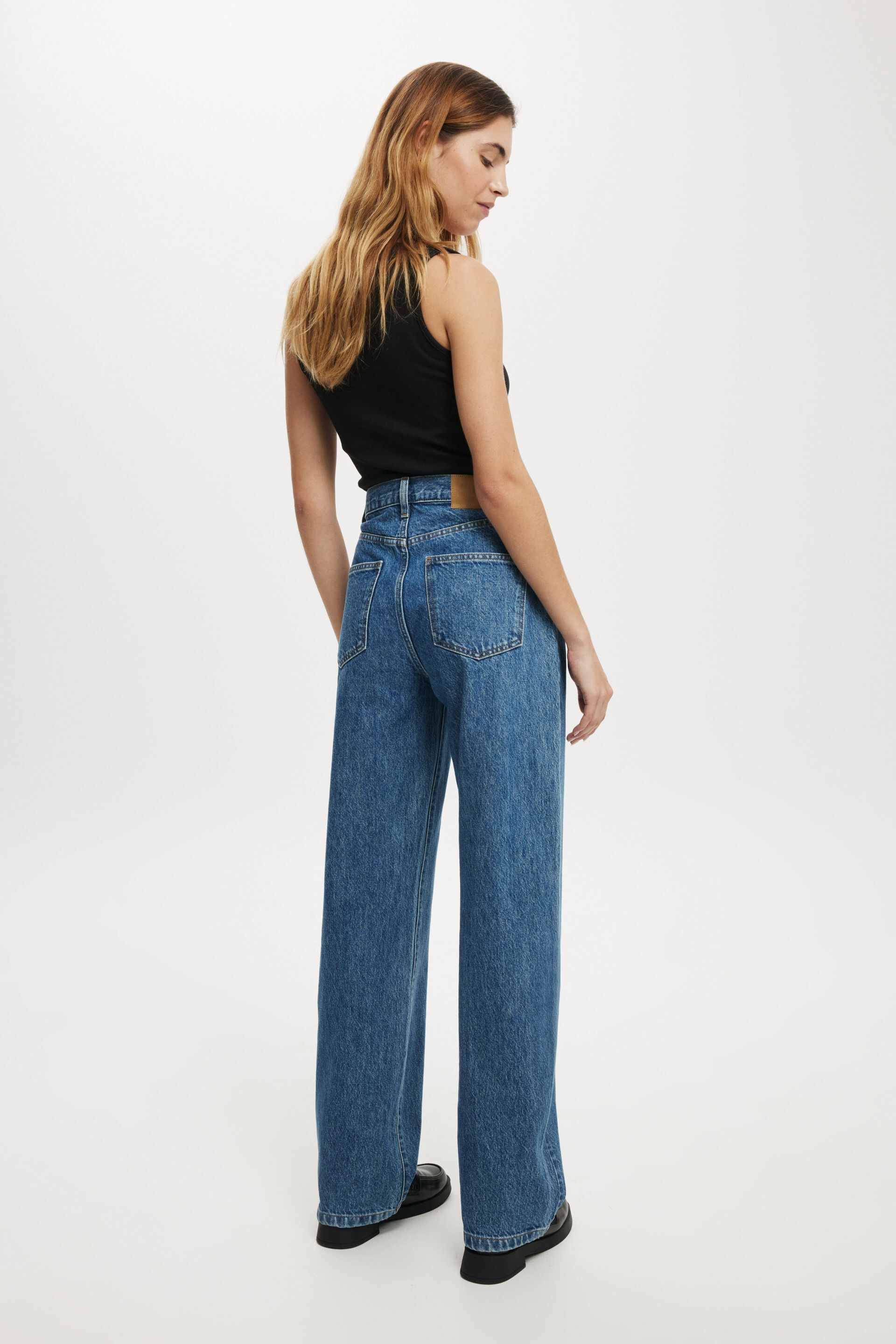 Loose Straight Jean sea blue