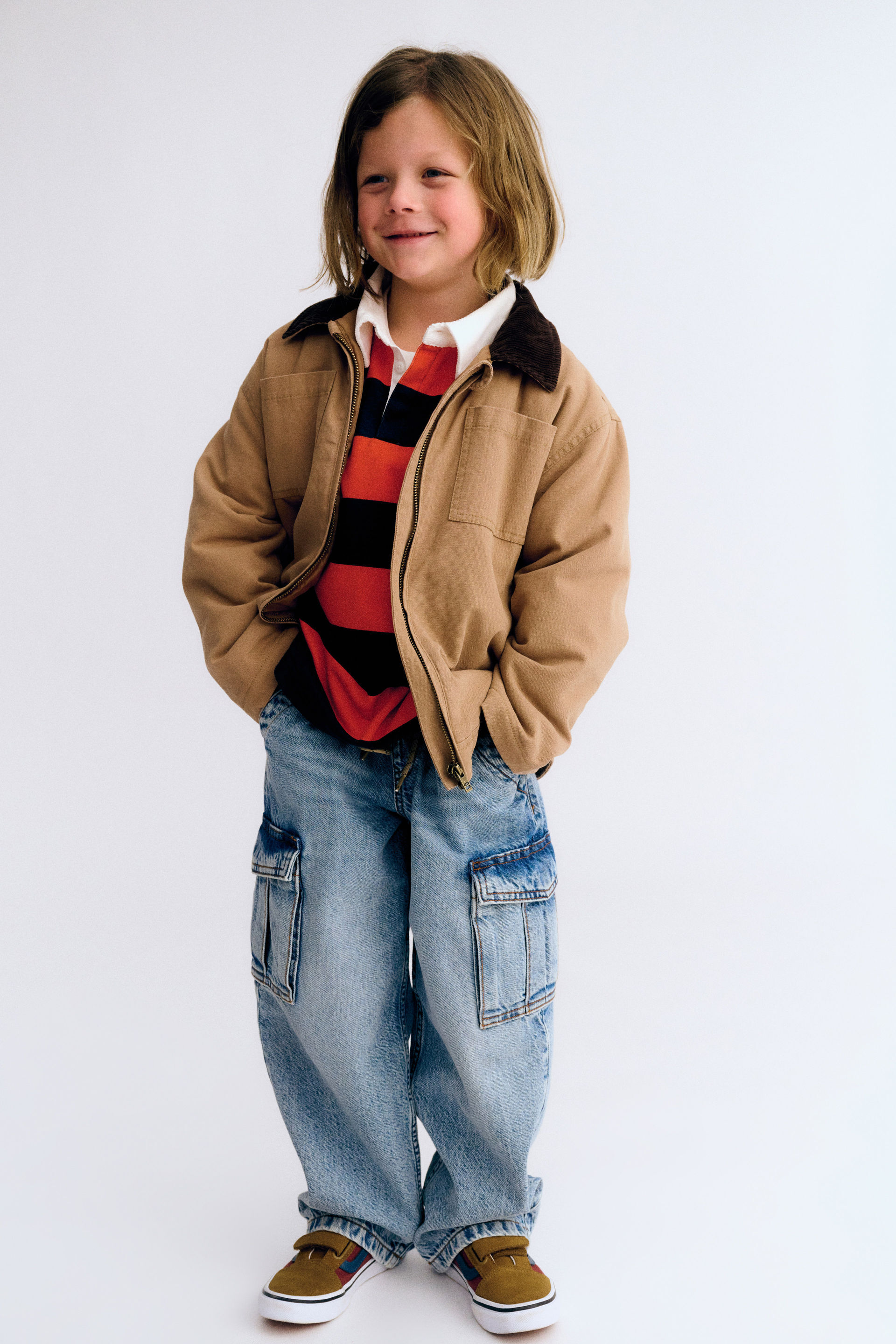 Cooper Cord Anorak Jacket chestnut