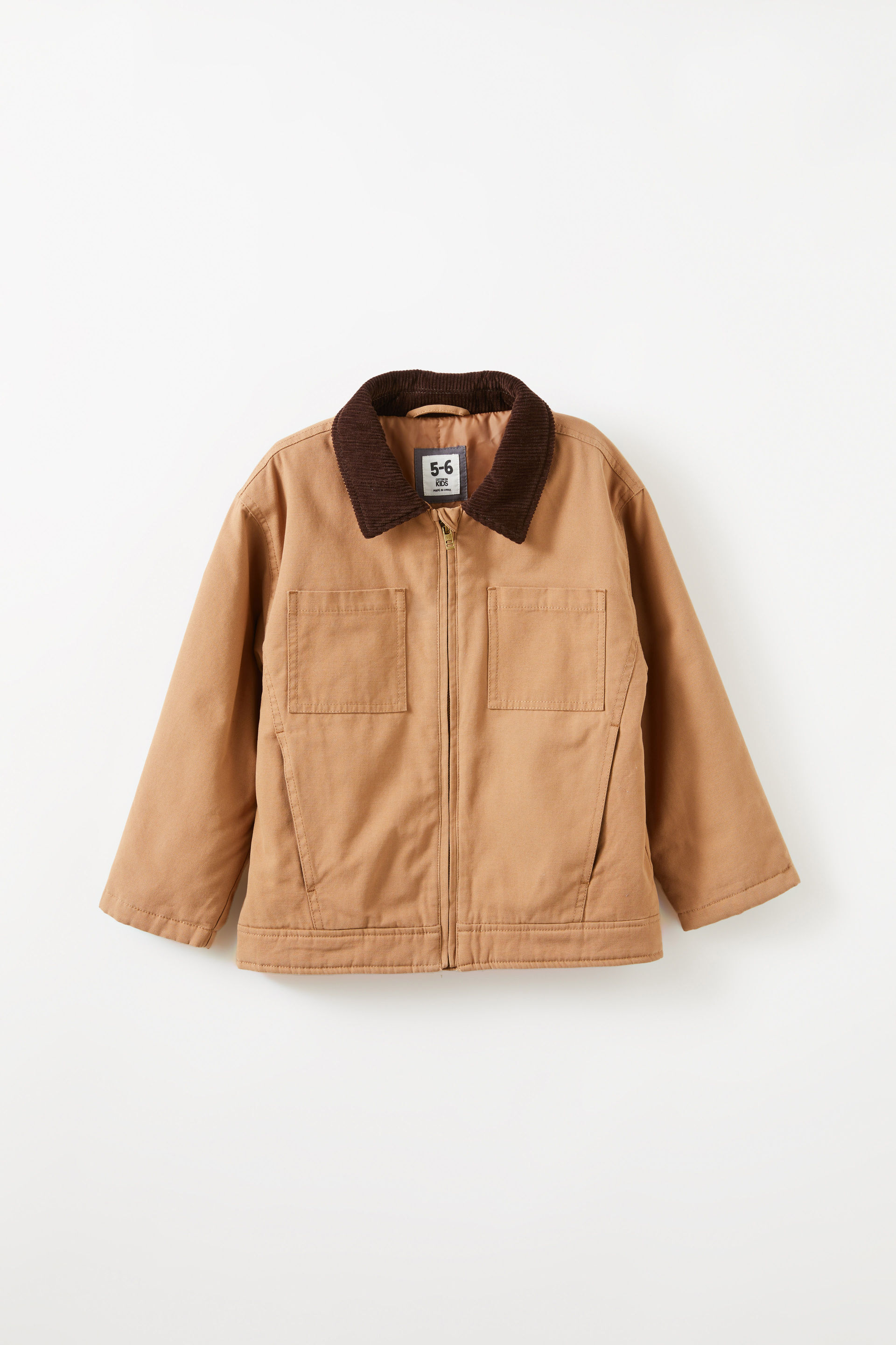 Cooper Cord Anorak Jacket chestnut