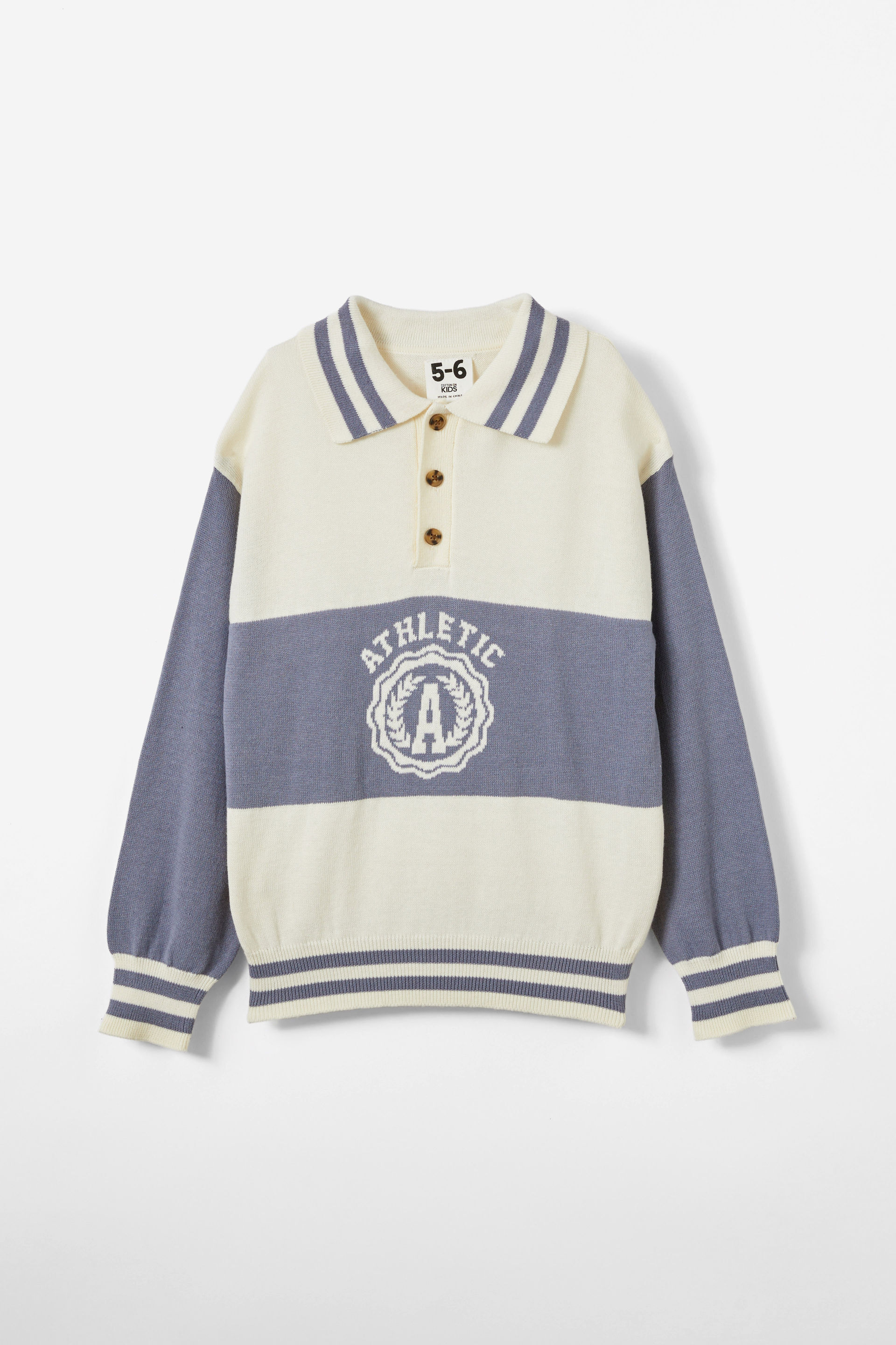 Blair Rugby Pullover Knit dark vanilla/athletic