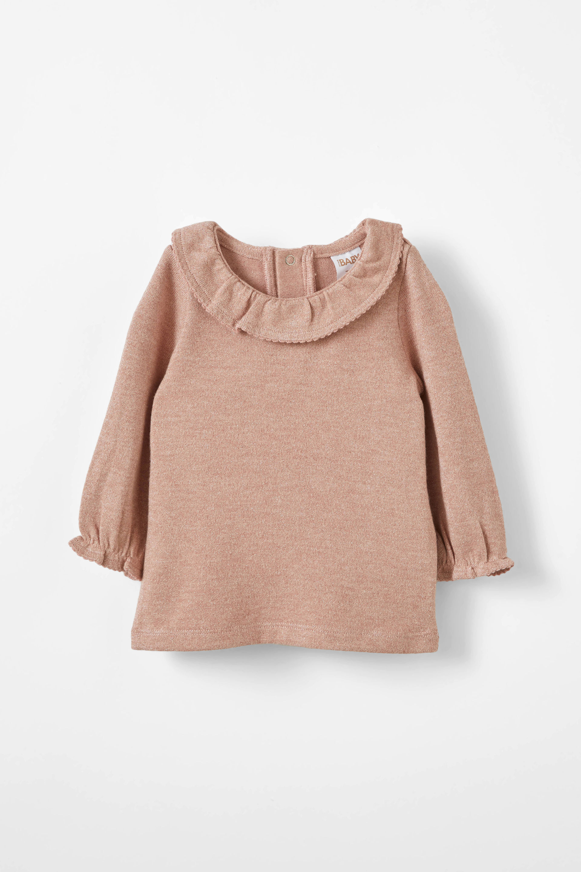 Mazey Shimmer Long Sleeve blush shimmer