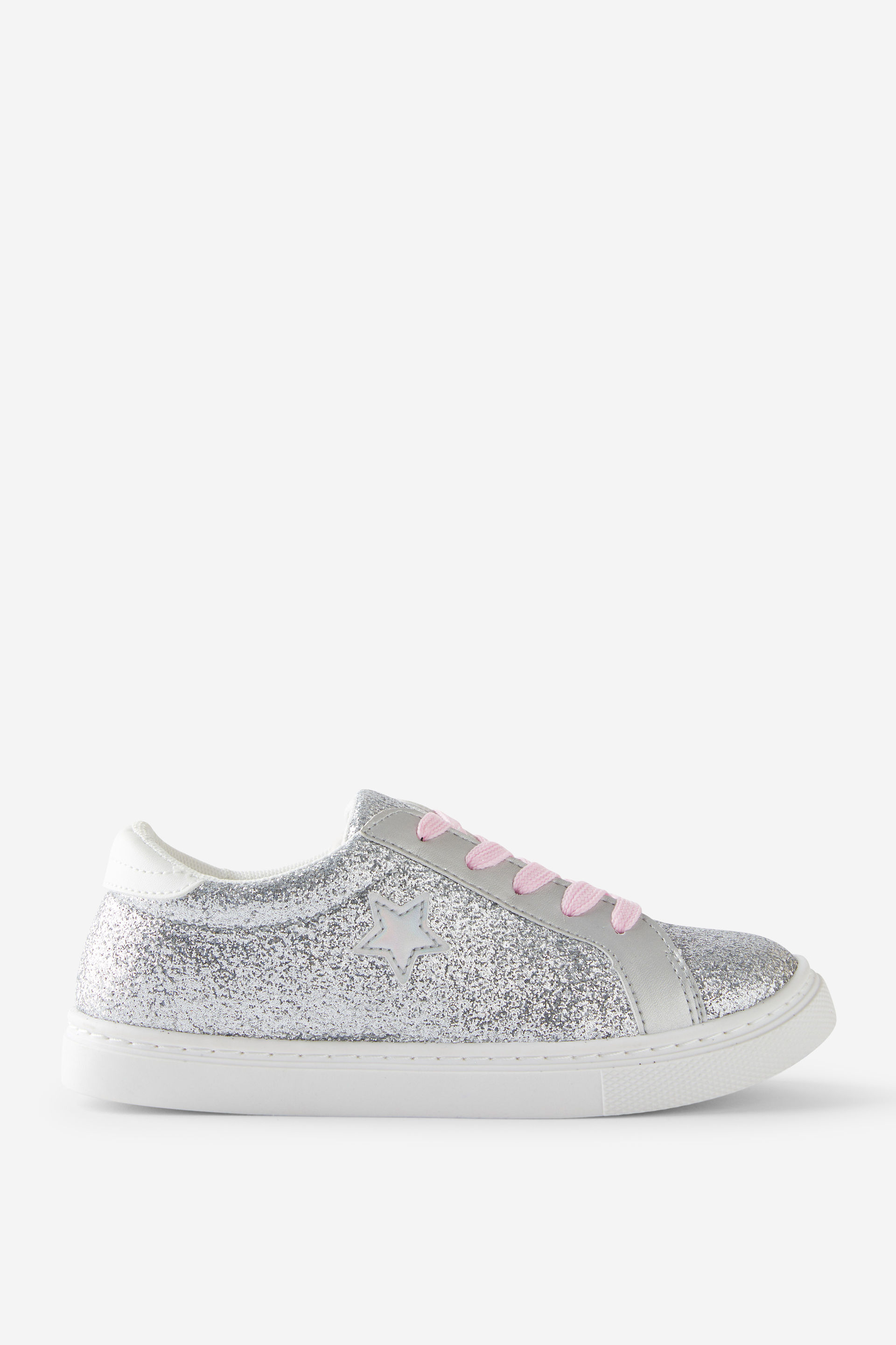 Sofia Star Sneaker silver glitter
