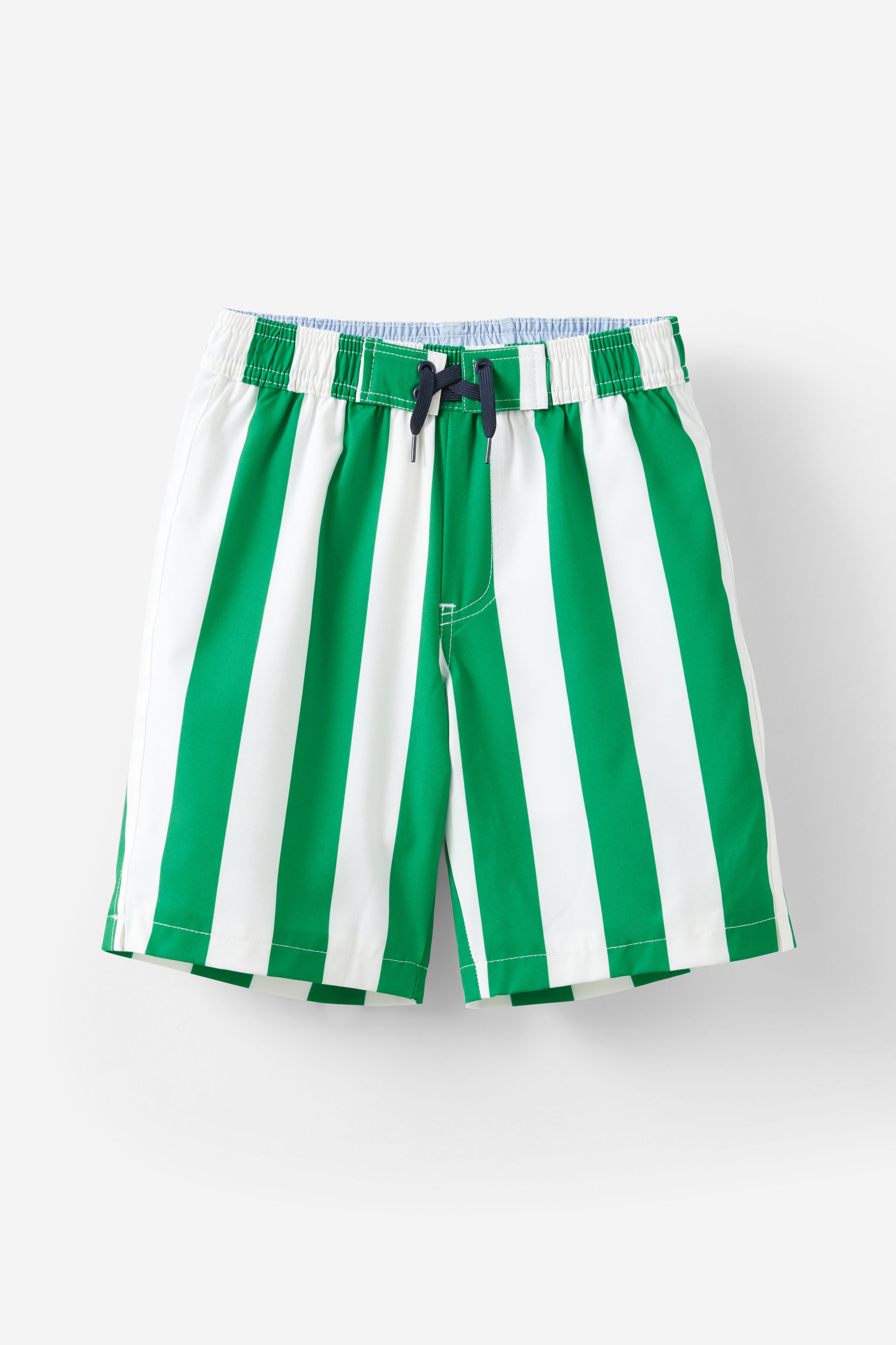 Bobby Stretch Board Short island green/vanilla vertical stripe