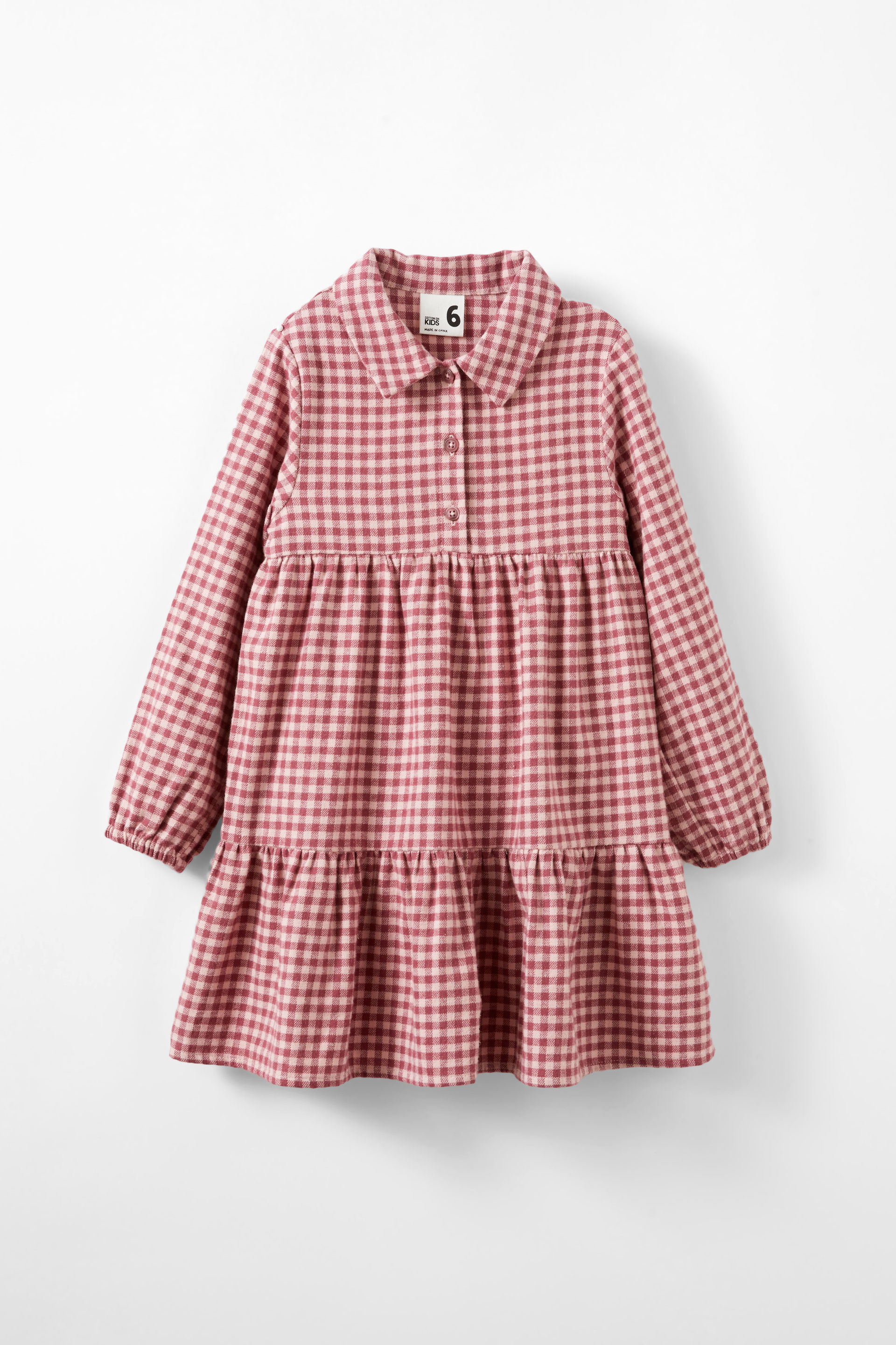 Josie Woven Long Sleeve Dress zephyr/vintage berry