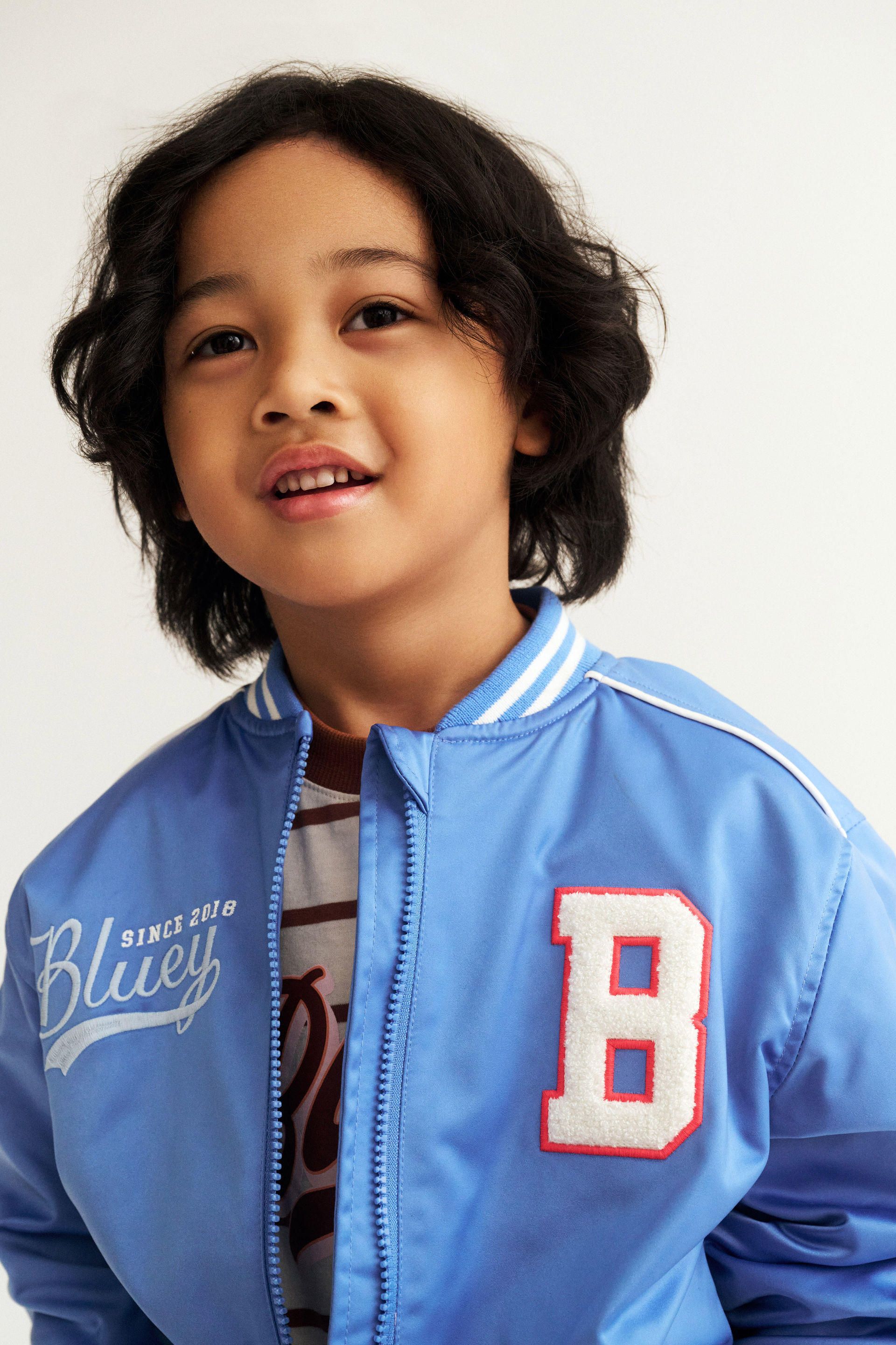 Bluey Oversized Bomber Jacket lcn blu regatta/bluey