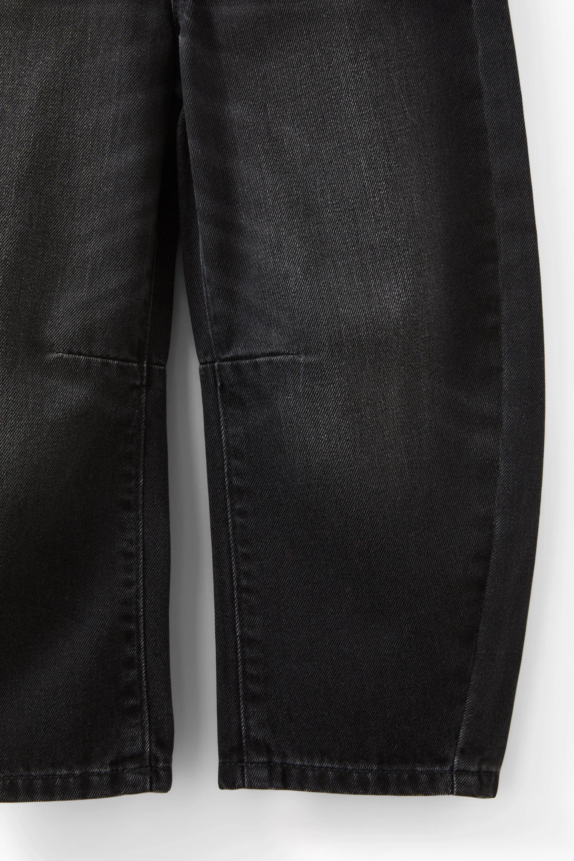 Unisex Barrel Leg Denim Jean balmoral black