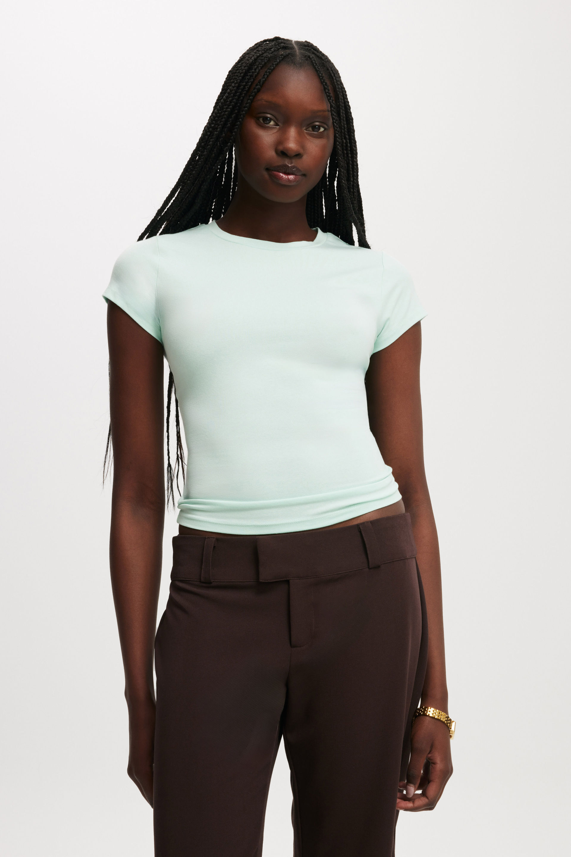 All Day Crew Tee mint julep