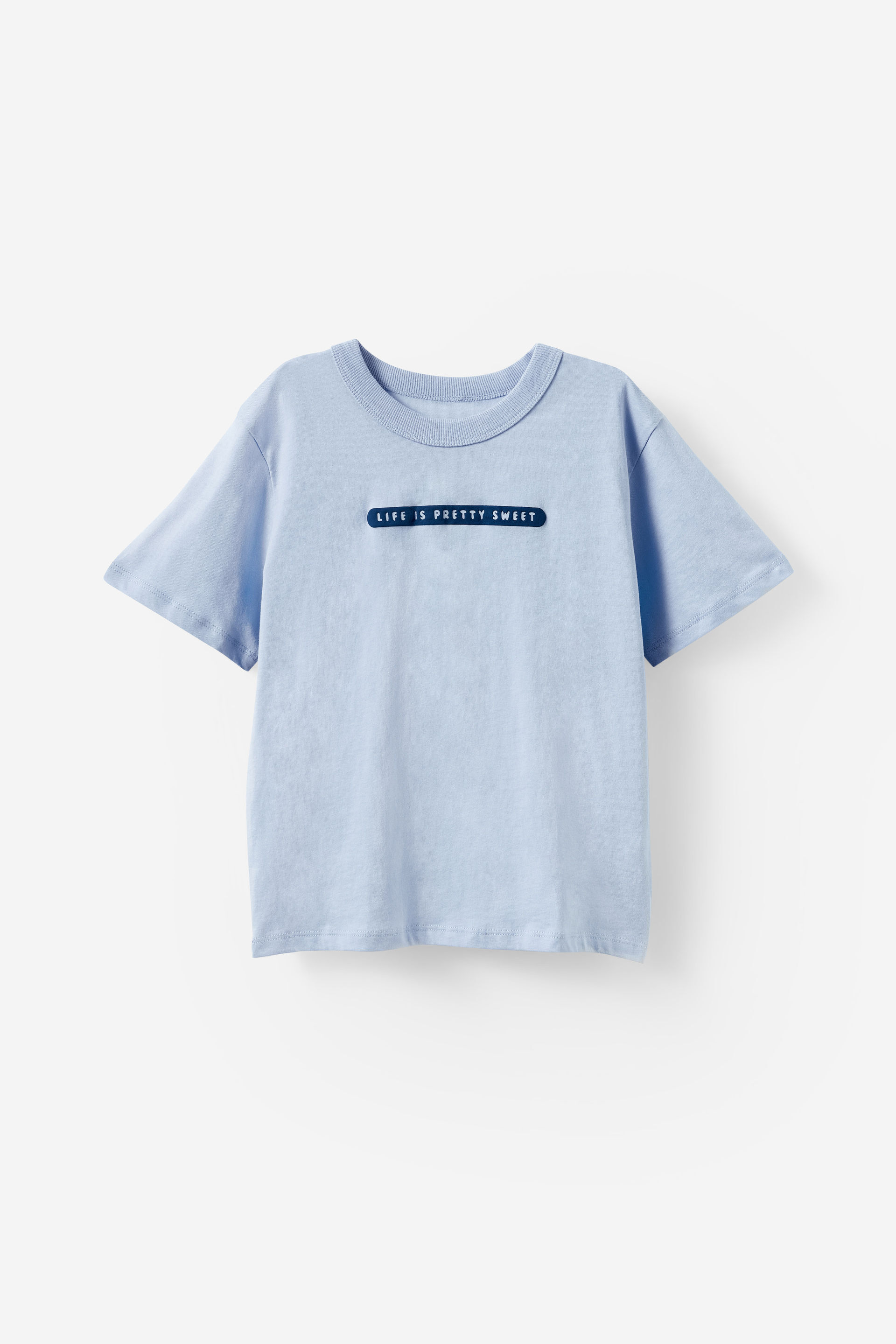 Poppy Oversize Graphic Print Tee dawn blue/donut club